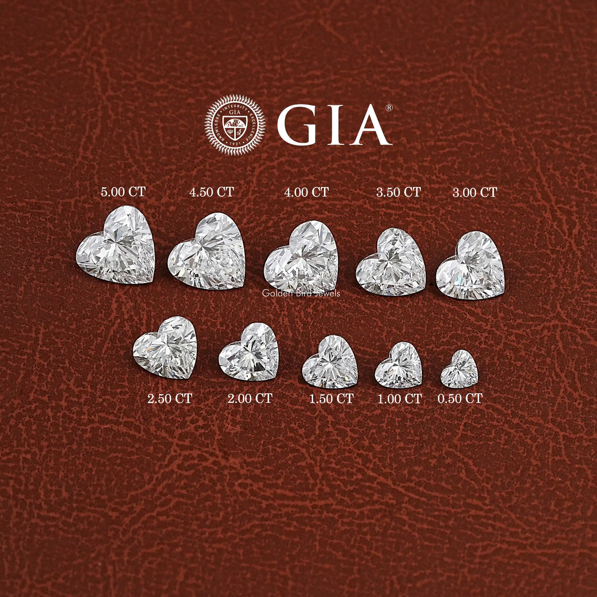 GIA Certified Heart Shaped Loose Lab Diamond