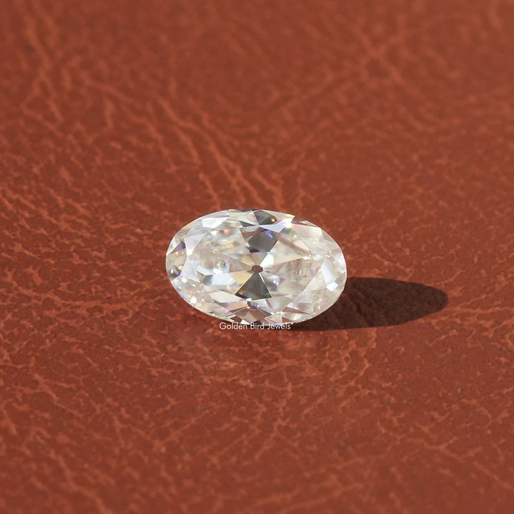 View Of Moval Moissanite Stone