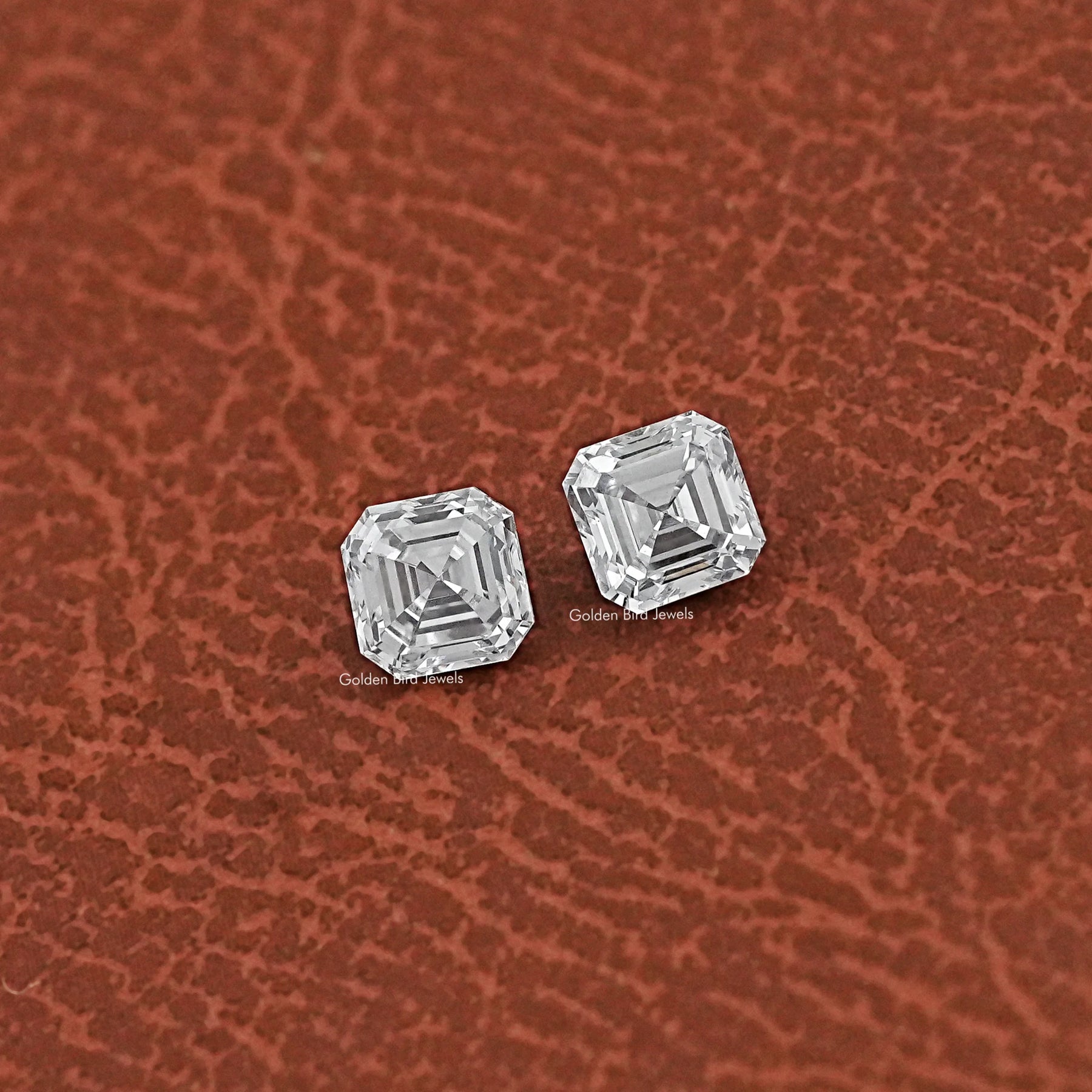 View of Asscher Cut Lab Grown Diamond