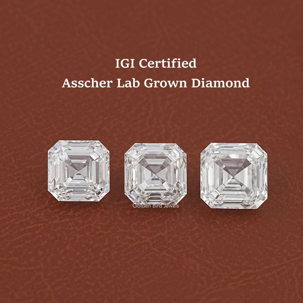 IGI Certified Asscher Cut Loose Lab Diamond