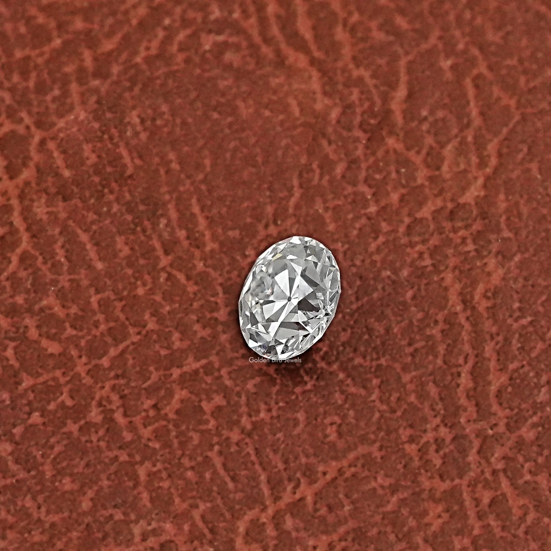 Cross View Of Old European Round Shaped Lab Diamond