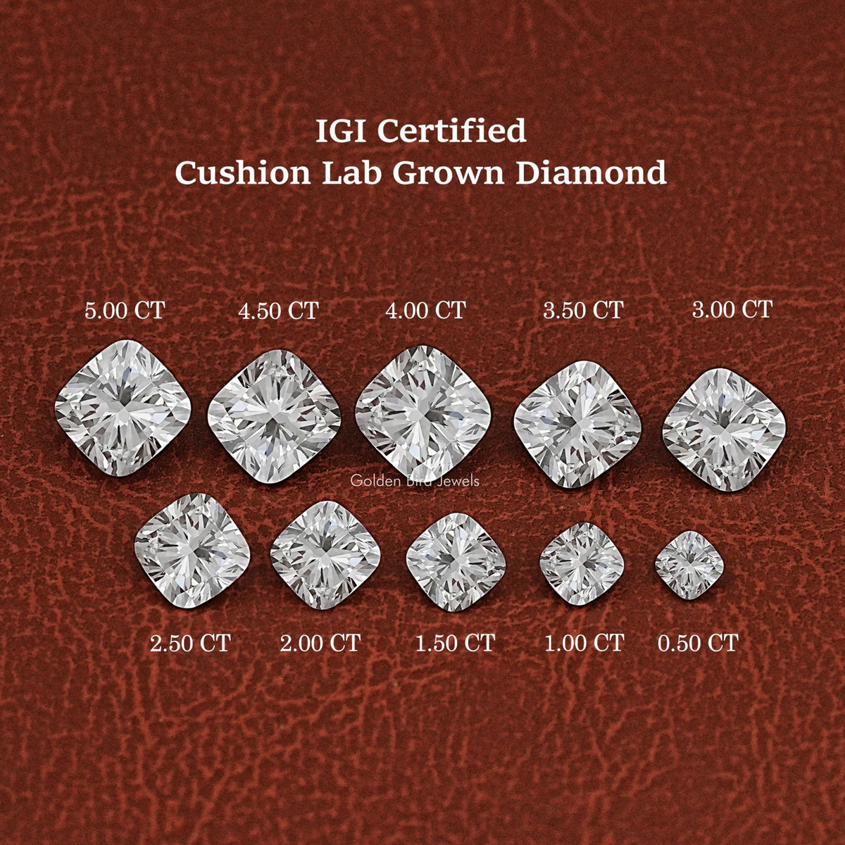Cushion Cut Lab Grown Loose Diamond