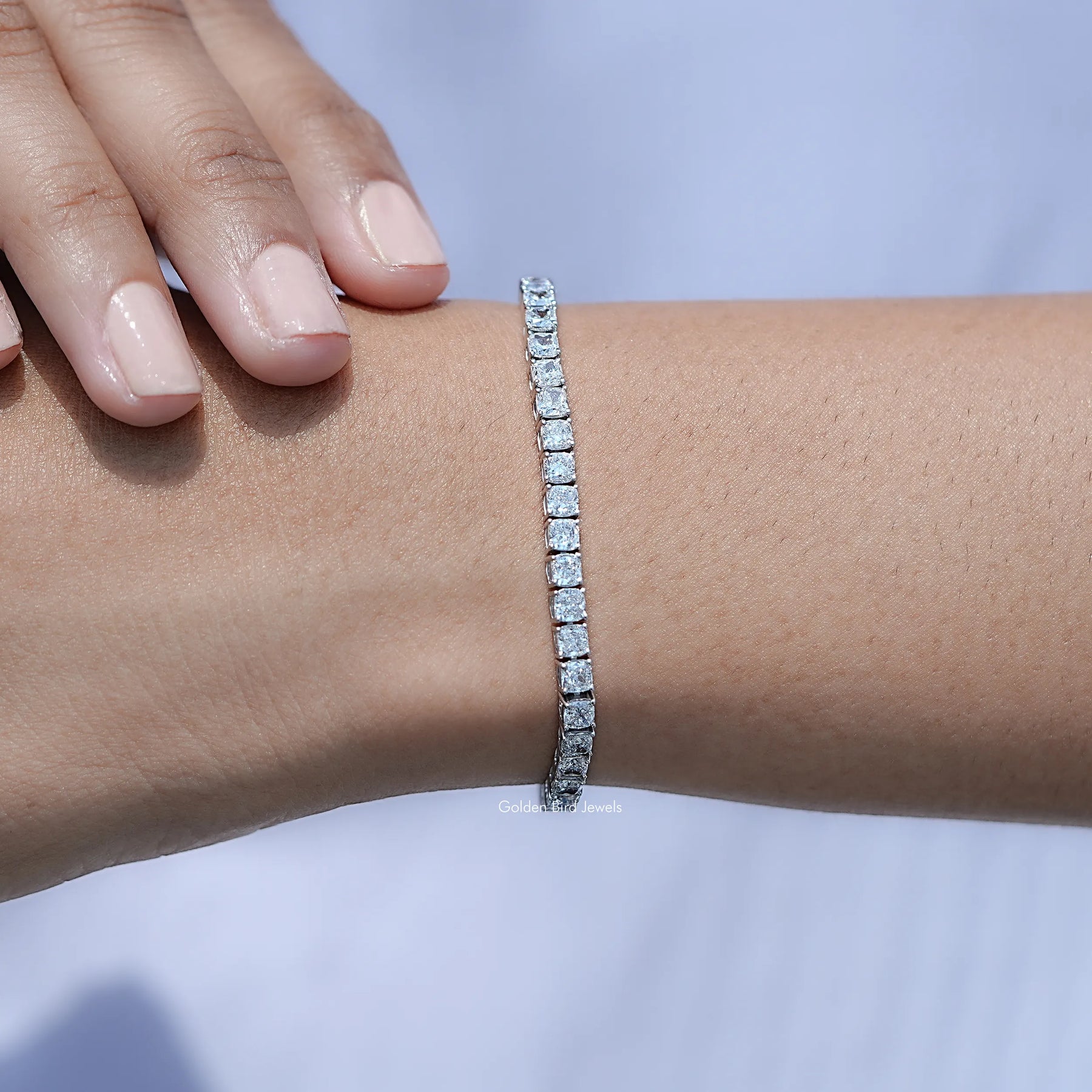 Marquise Cut Lab Diamond Tennis Bracelet