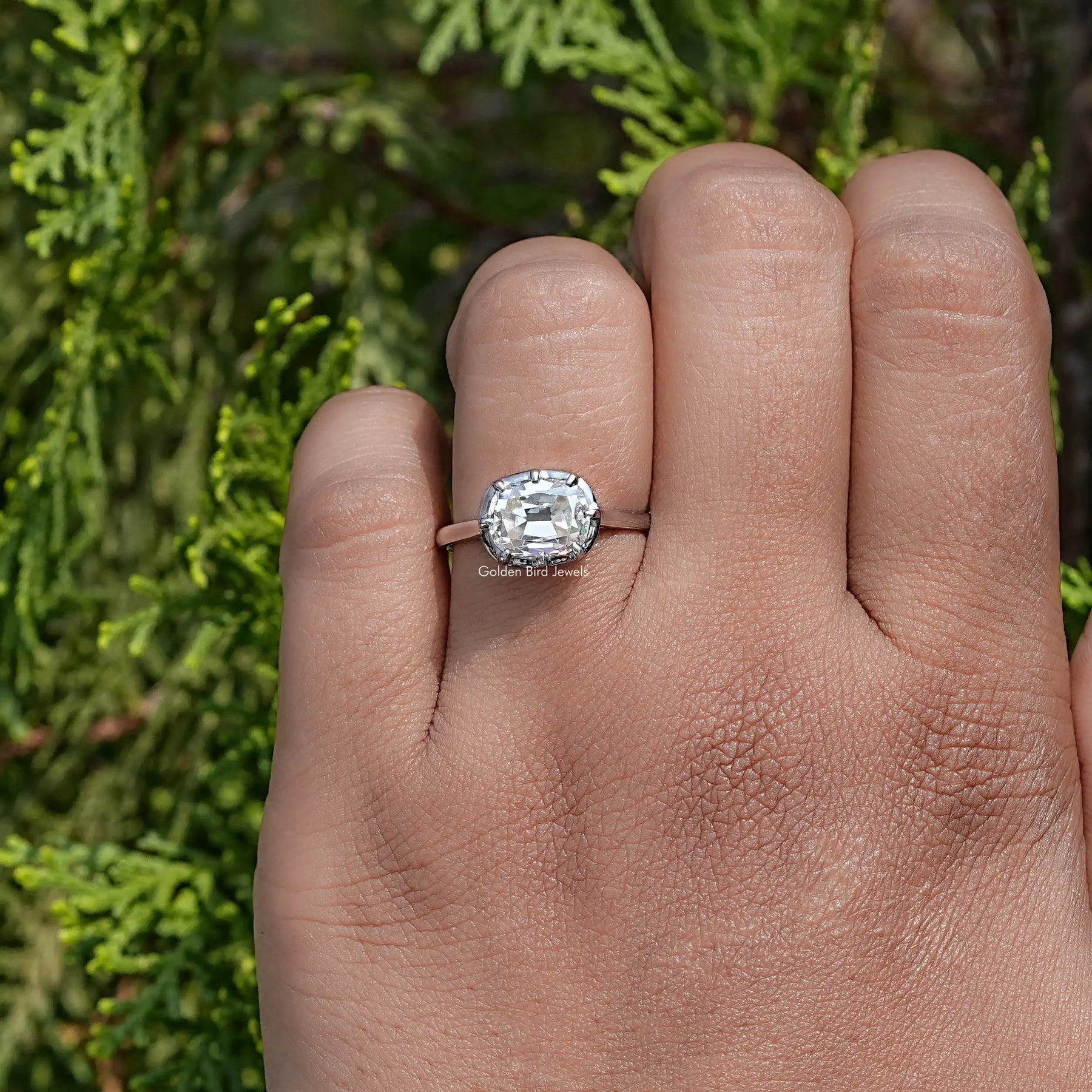 View of moissanite Wedding Ring for Women