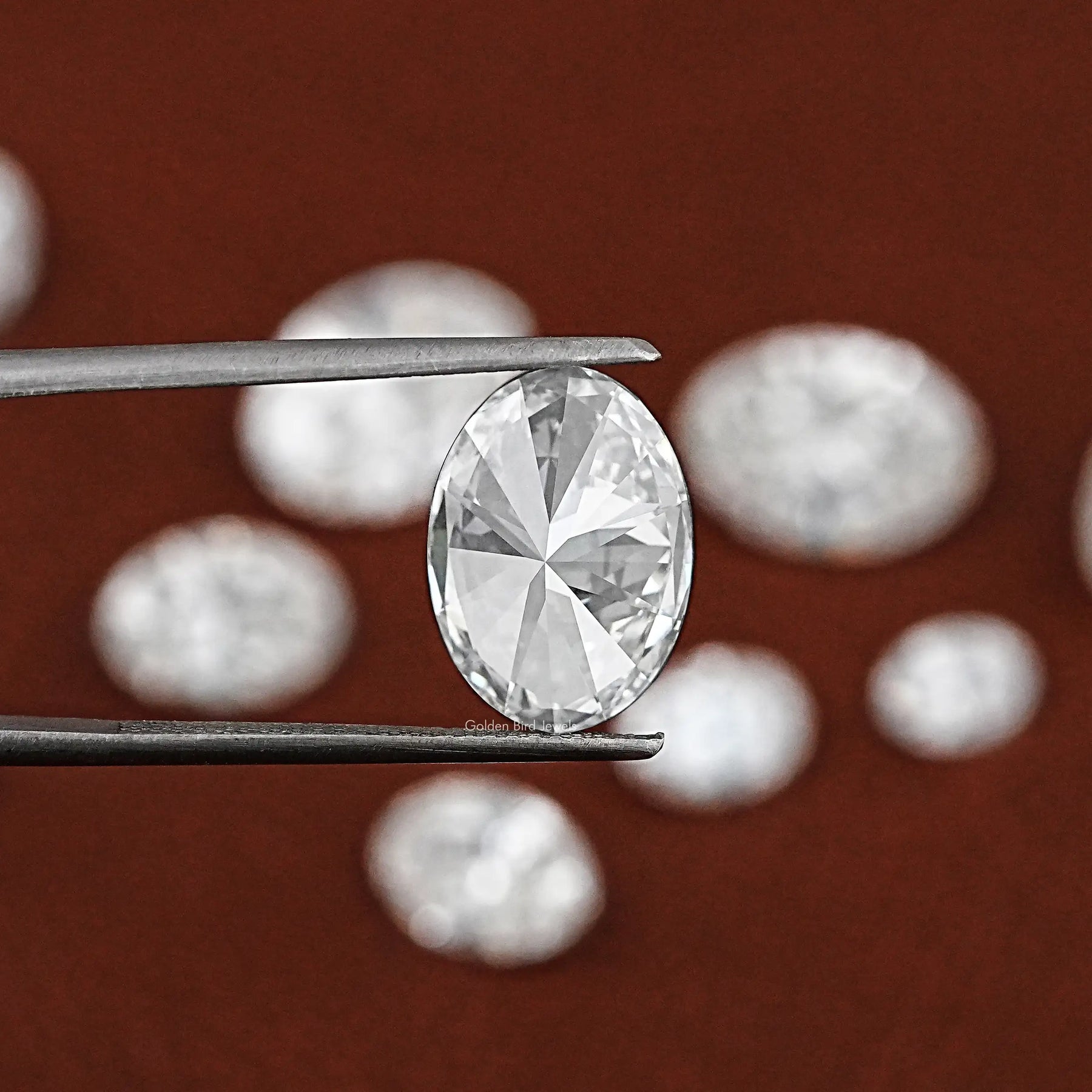 View Of Heart Shaped Lab Diamond In White