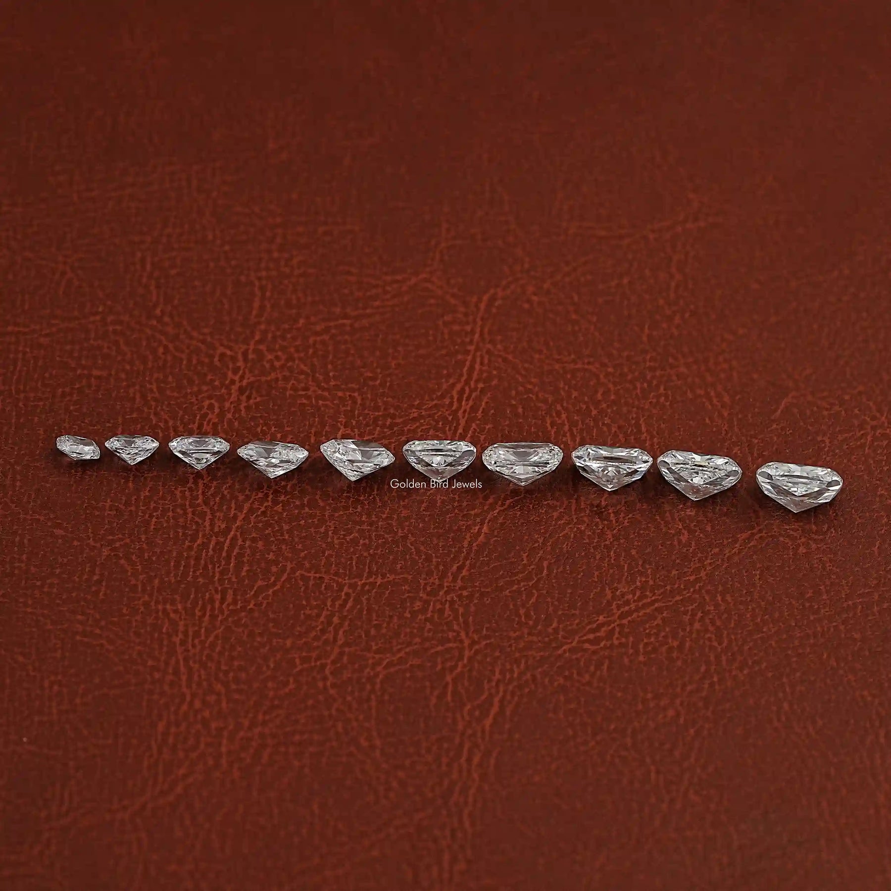 View of Elongated Cushion Cut Lab Grown Diamond In White