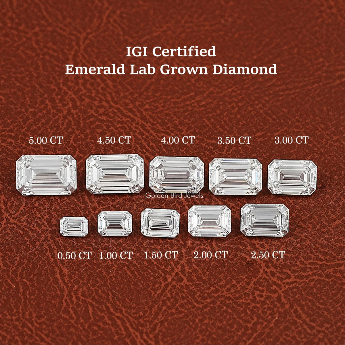 Emerald Cut Lab Grown Loose Diamond