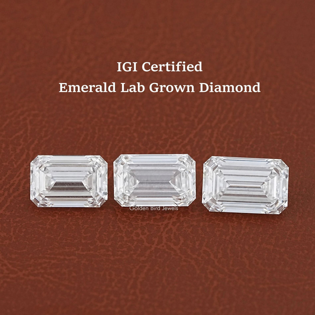 IGI Certified Emerald Cut Loose Lab Diamond