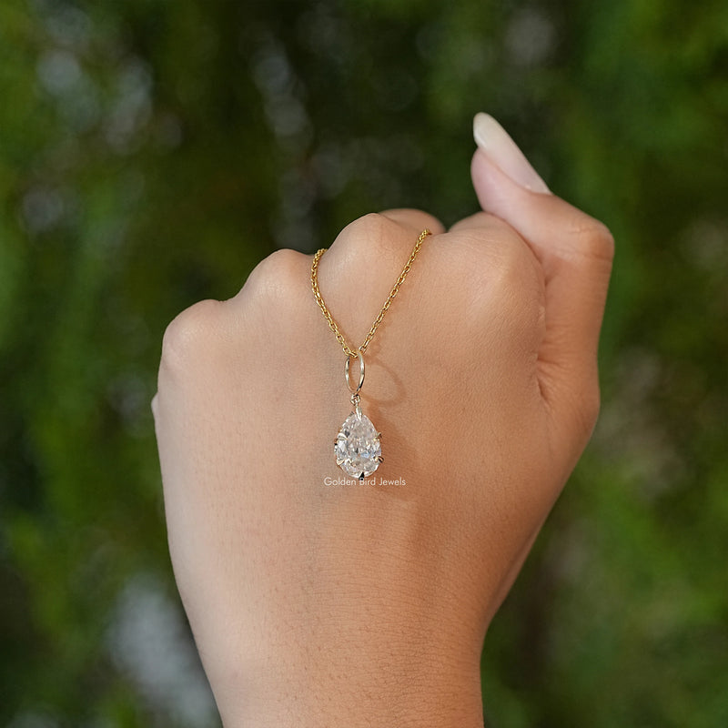 A cut and polished Type IIA MiaDonna lab-grown diamond
