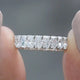 Radiant Cut Lab Grown Diamond Anniversary Band