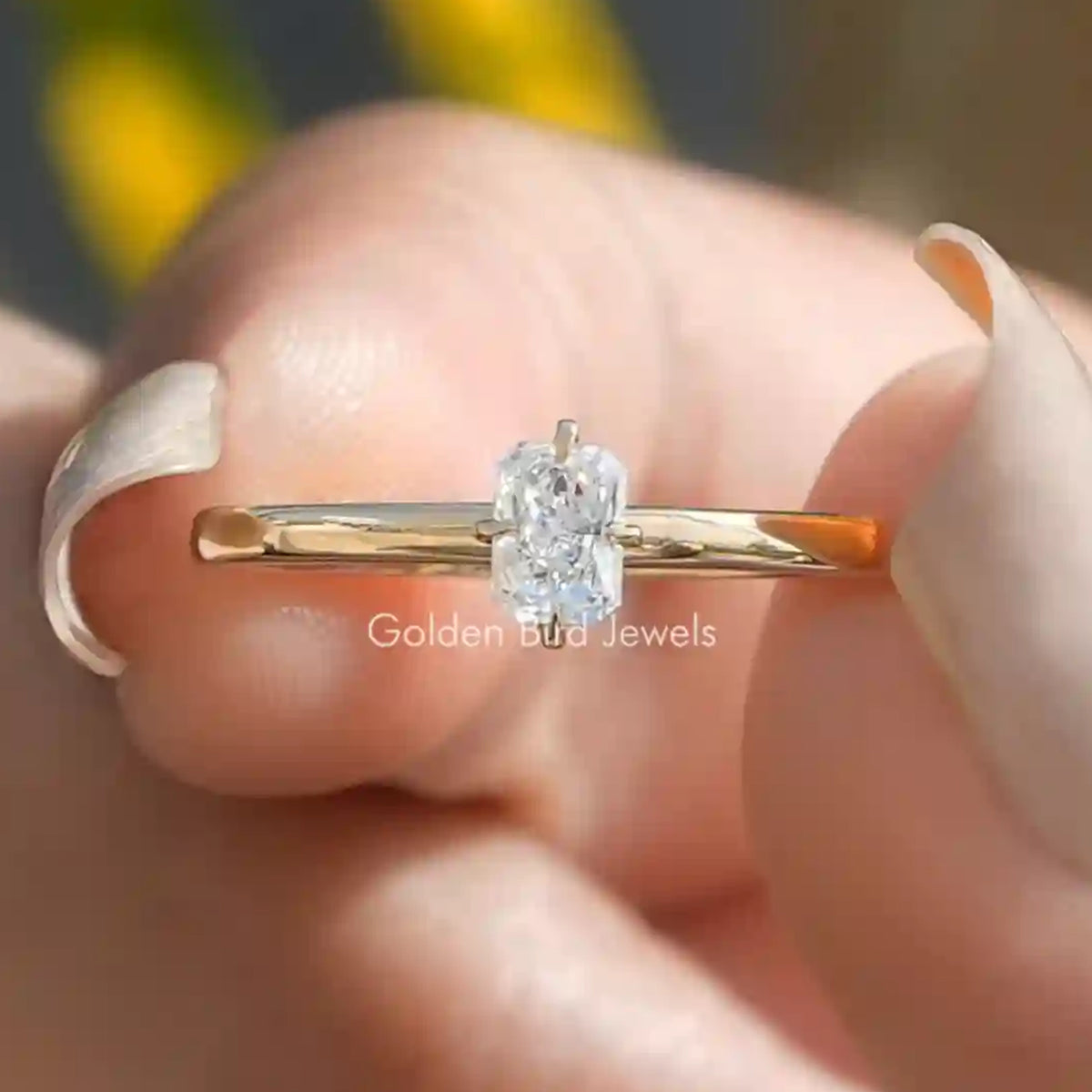 Radiant Cut Lab-Grown Solitaire Proposal Ring