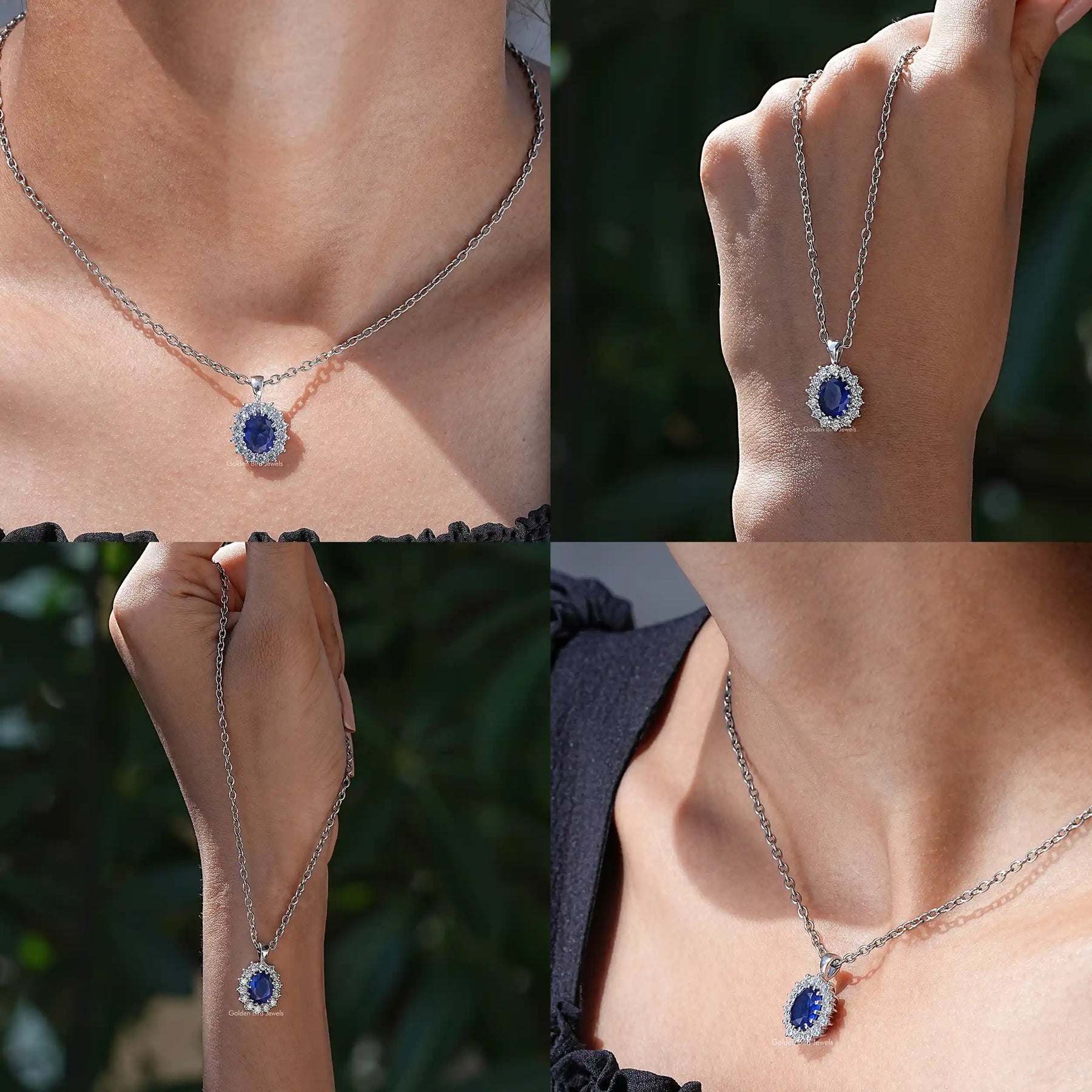 Front back side and close view of diamond bracelet