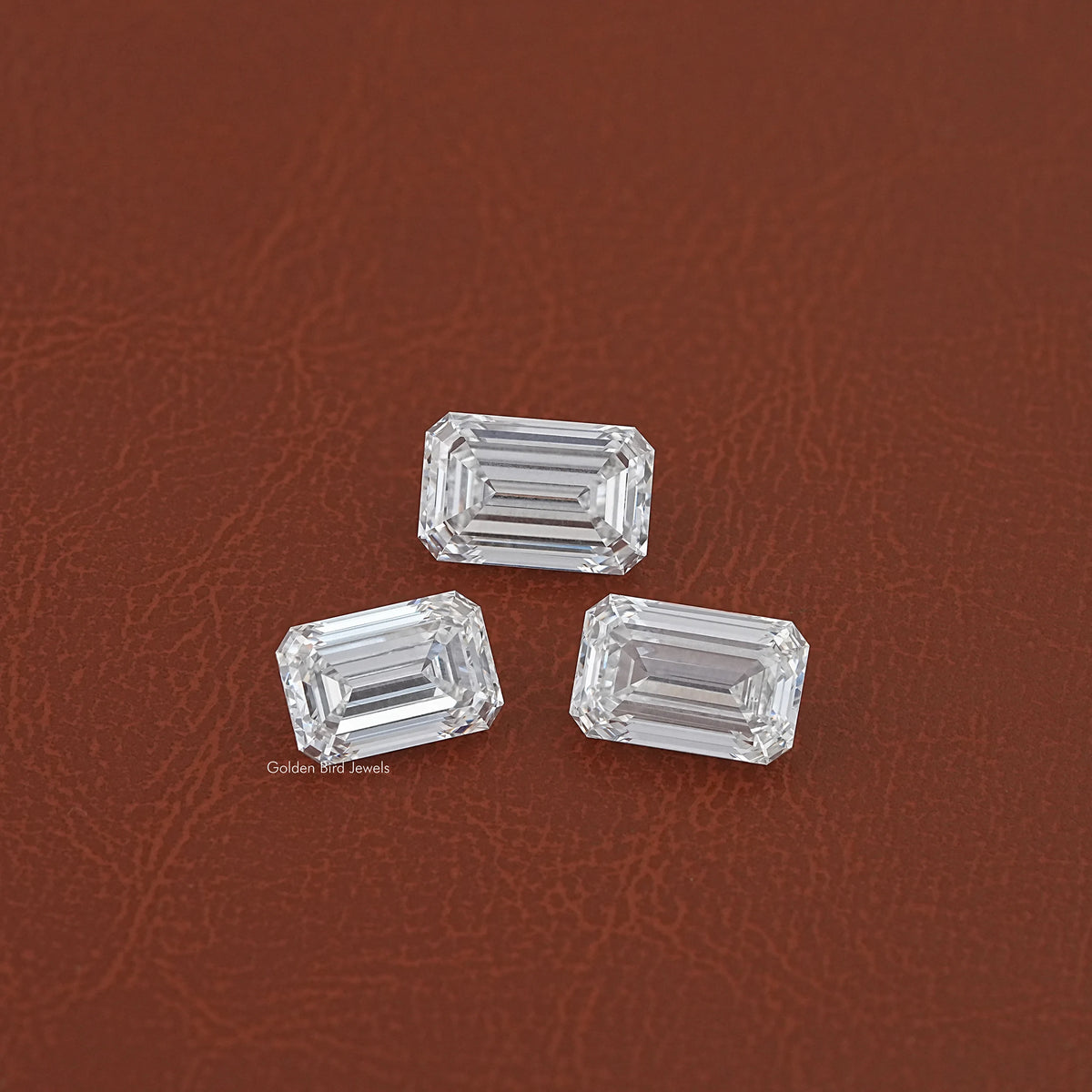 Front View Of Emerald Cut Loose Diamond