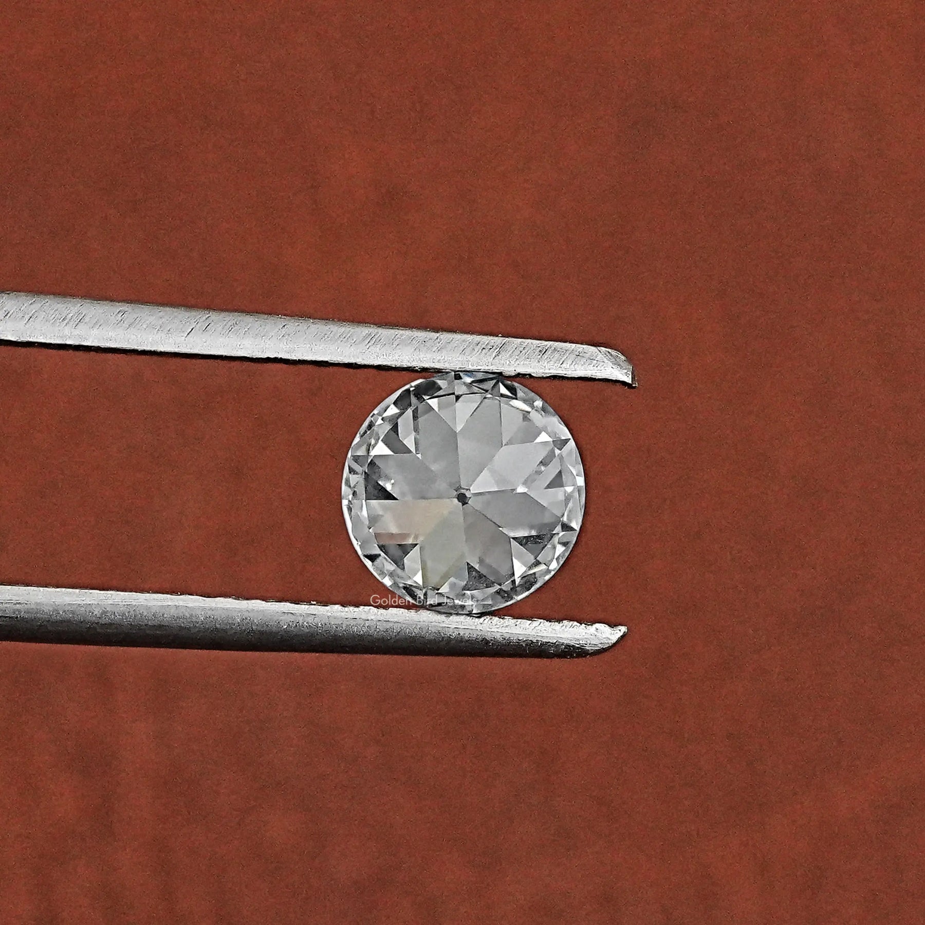 Front View Of Lab Diamond Old European Round Shaped