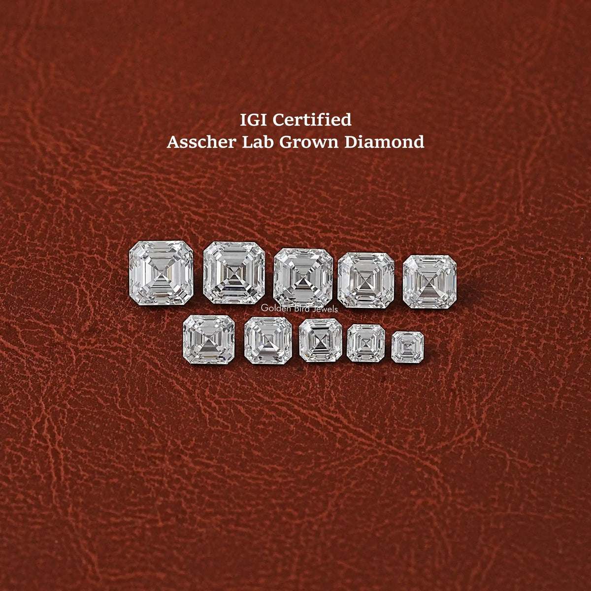 View Of Asscher Cut Loose Diamond In White