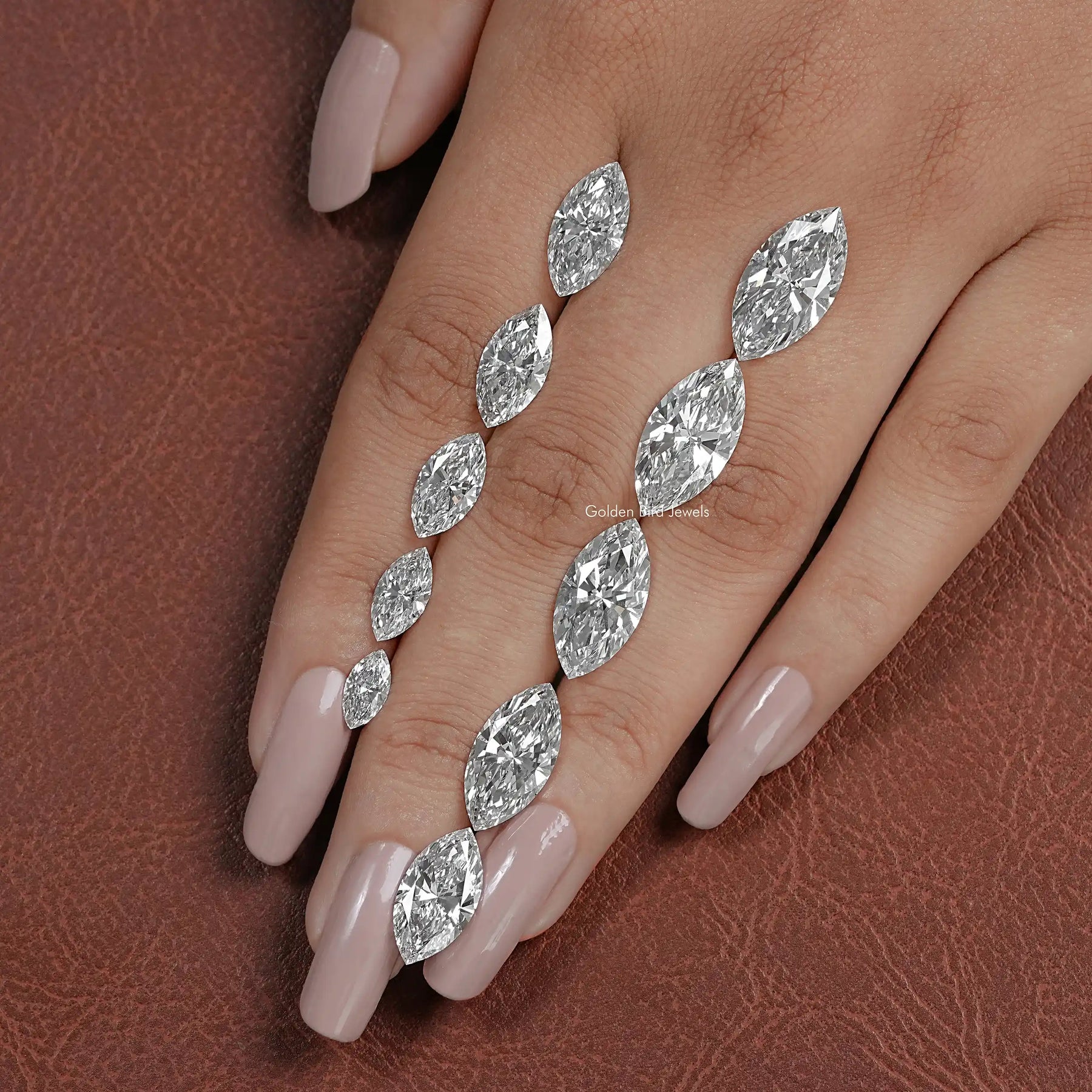 Lab Grown Marquise Shape Loose Diamond In White