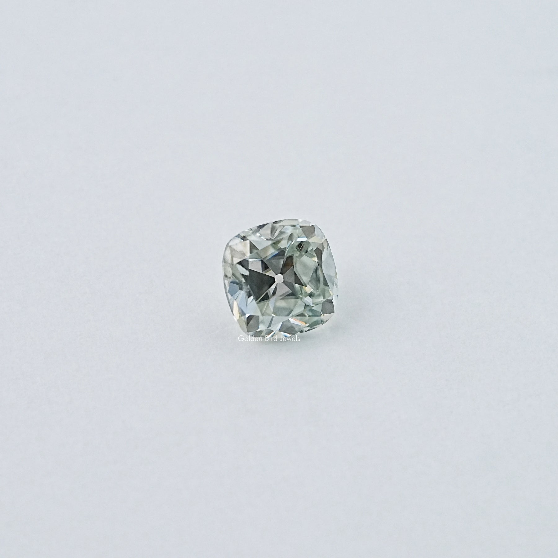 Light Blue Old Mine Cushion Cut Loose Stone