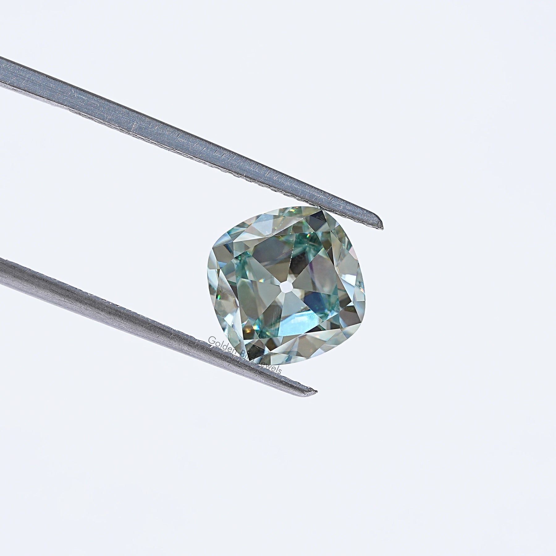 Old Mine Cushion Cut Loose Moissanite