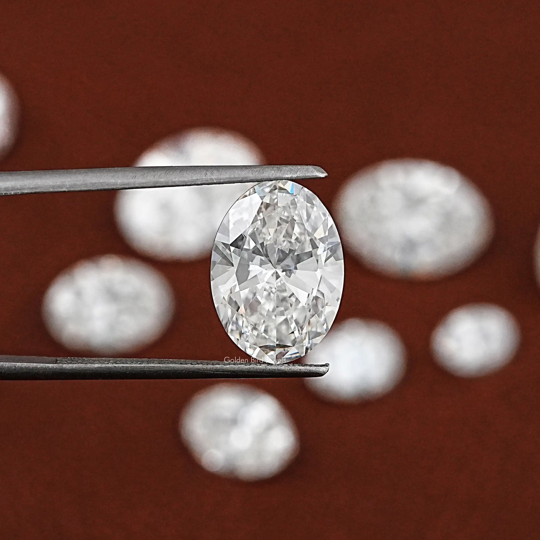 Front View Of Heart Shaped Lab Diamond In White
