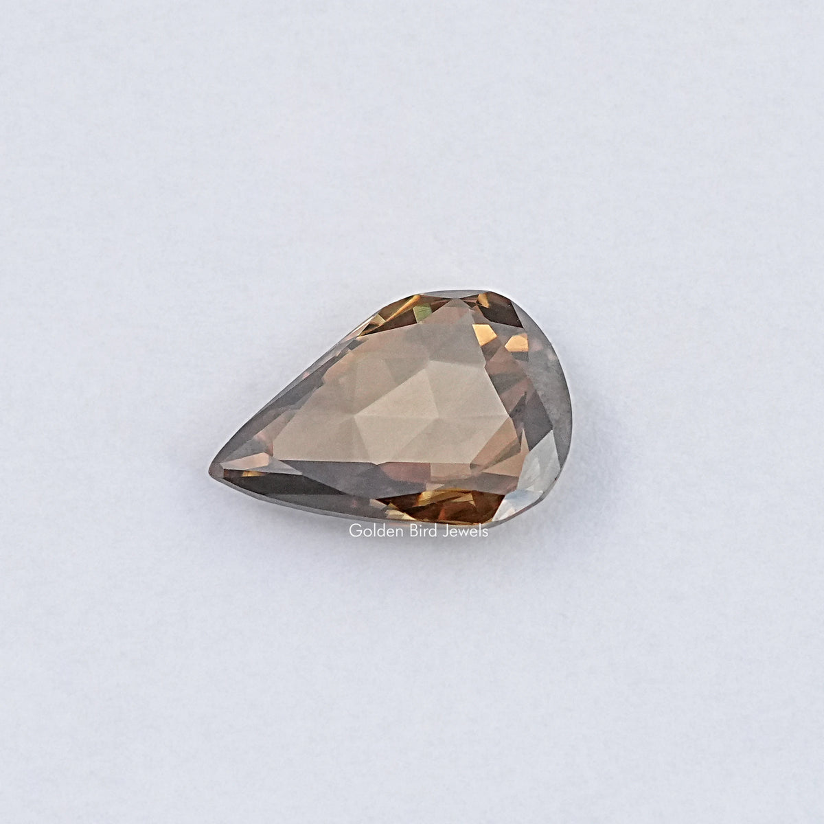 Rose Cut Pear Loose Moissanite