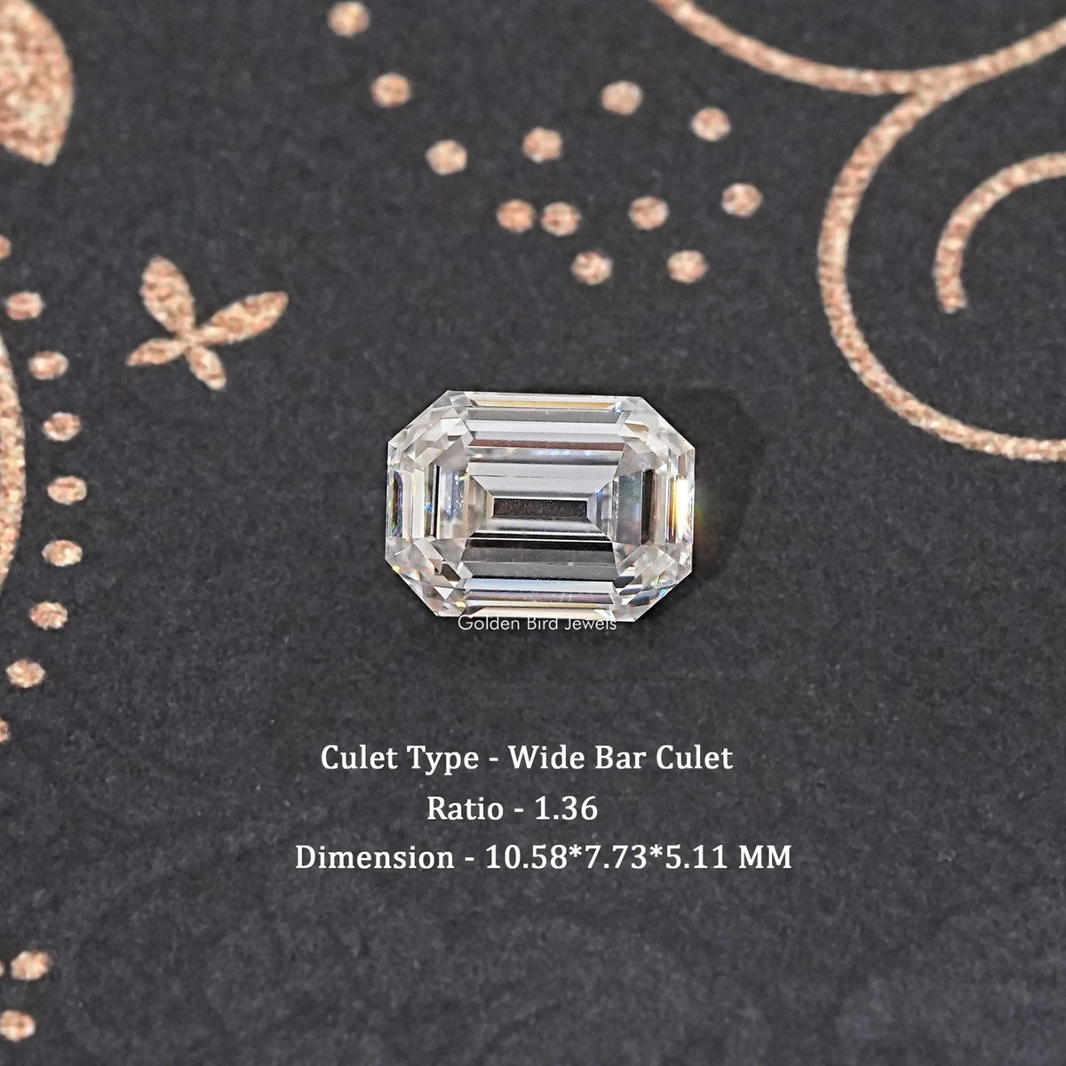 Old Mine Emerald Loose Moissanite Stone