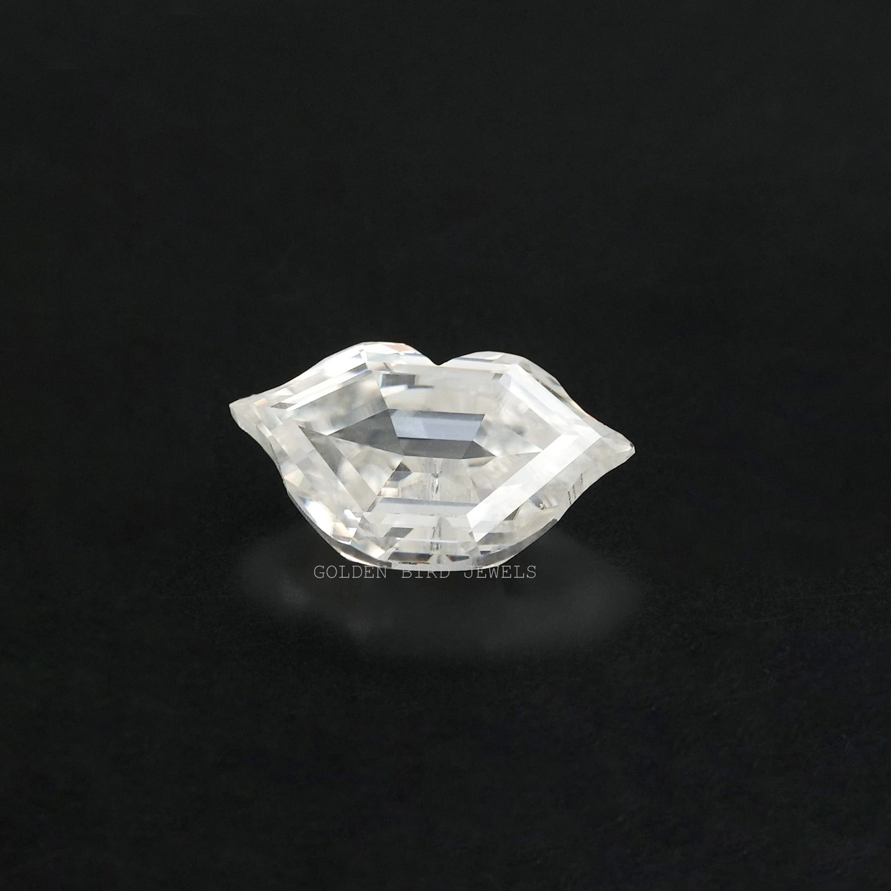 Lips Cut Moissanite Antique Loose Stone