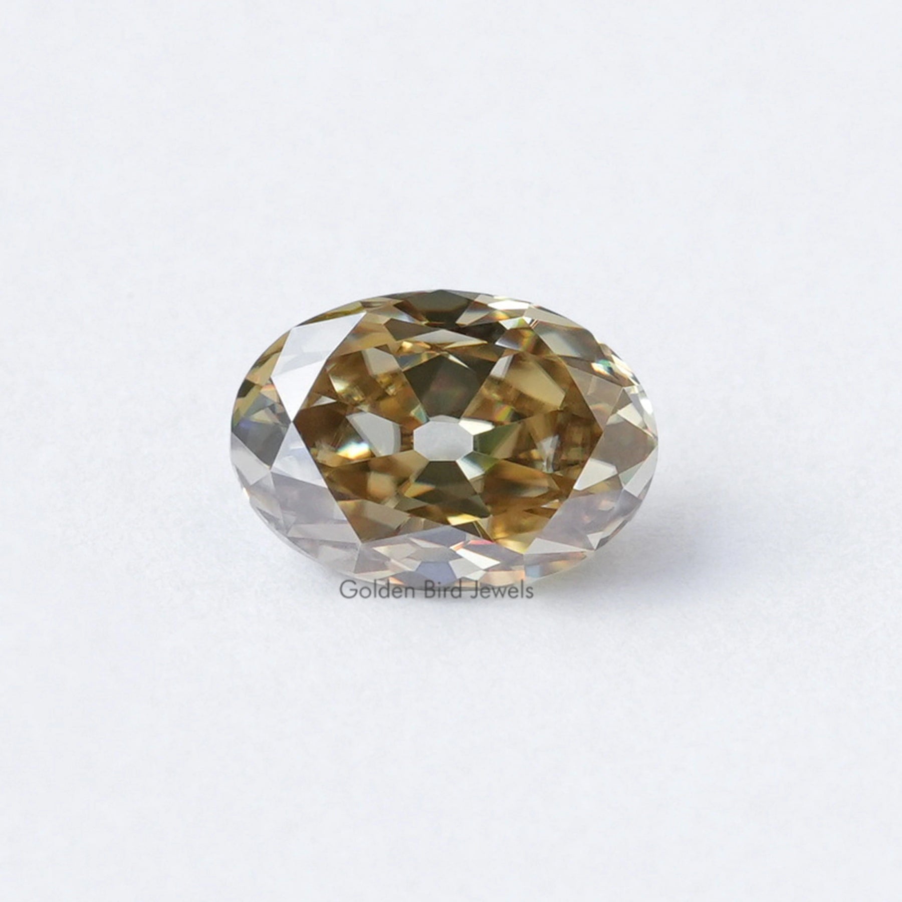Old Mine Oval Moissanite Loose Stone