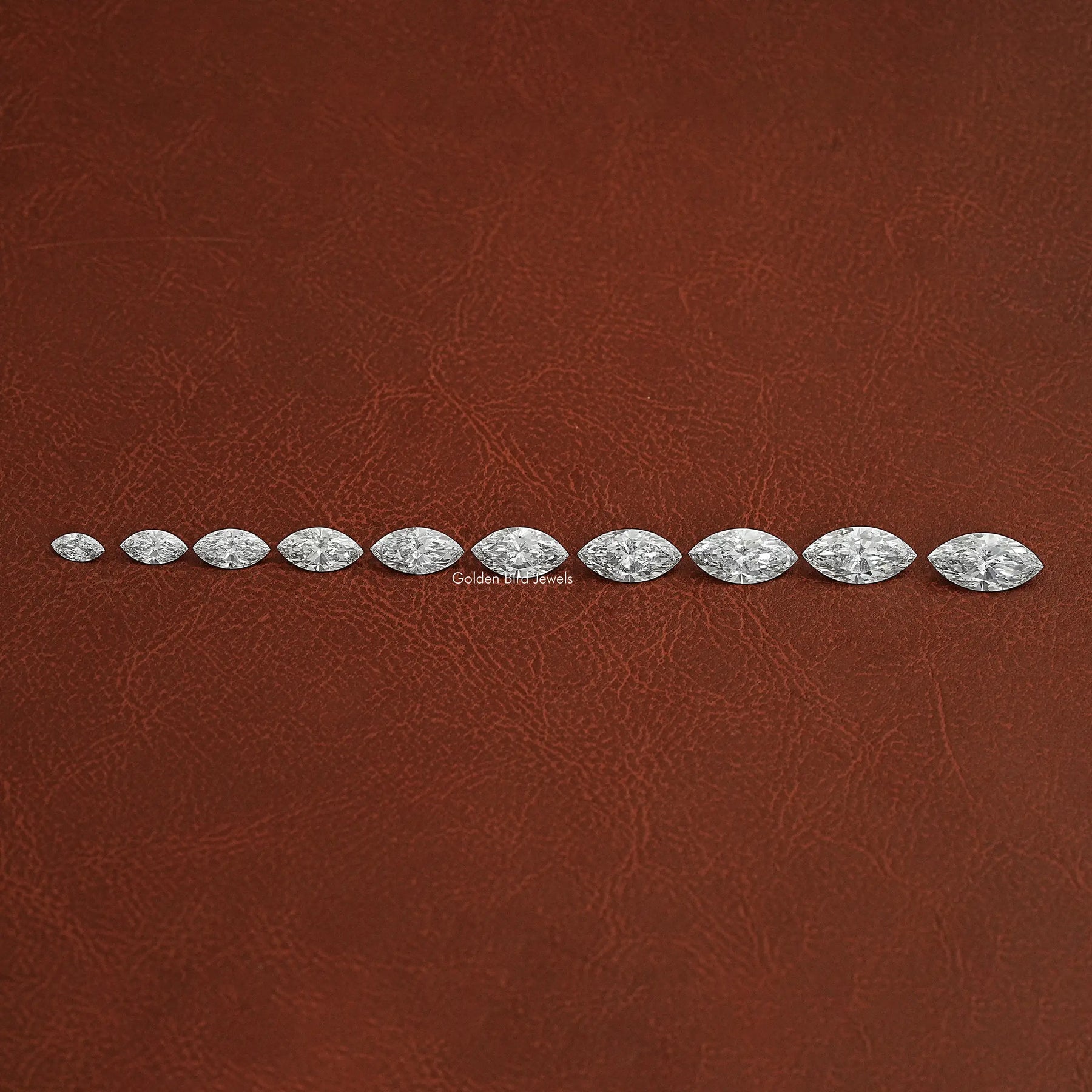 View of Marquise Cut Lab Grown Loose Diamond In Colorless