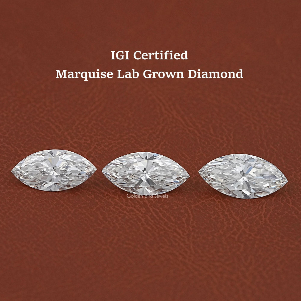 IGI Certified Marquise Cut Lab Loose Diamond
