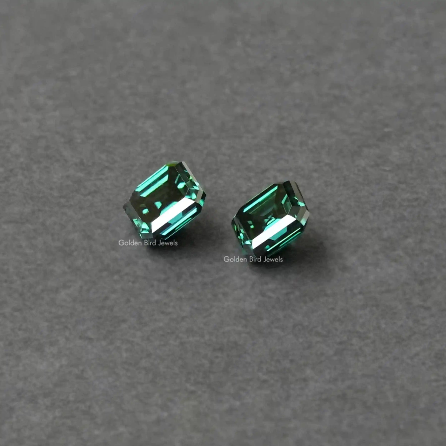 Cross view of Asscher Cut Loose Stone