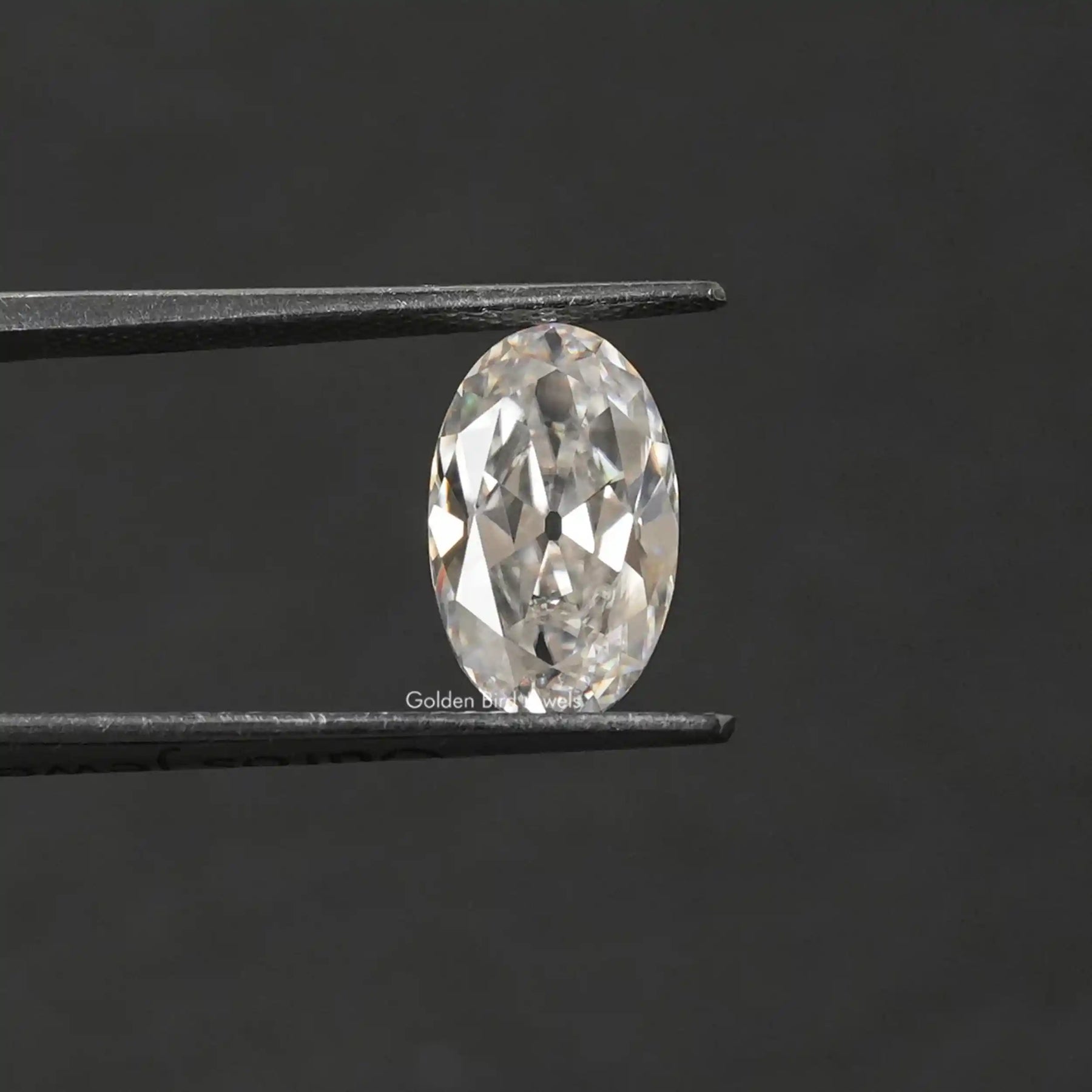 View Of Oval Cut Loose Moissanite Stone