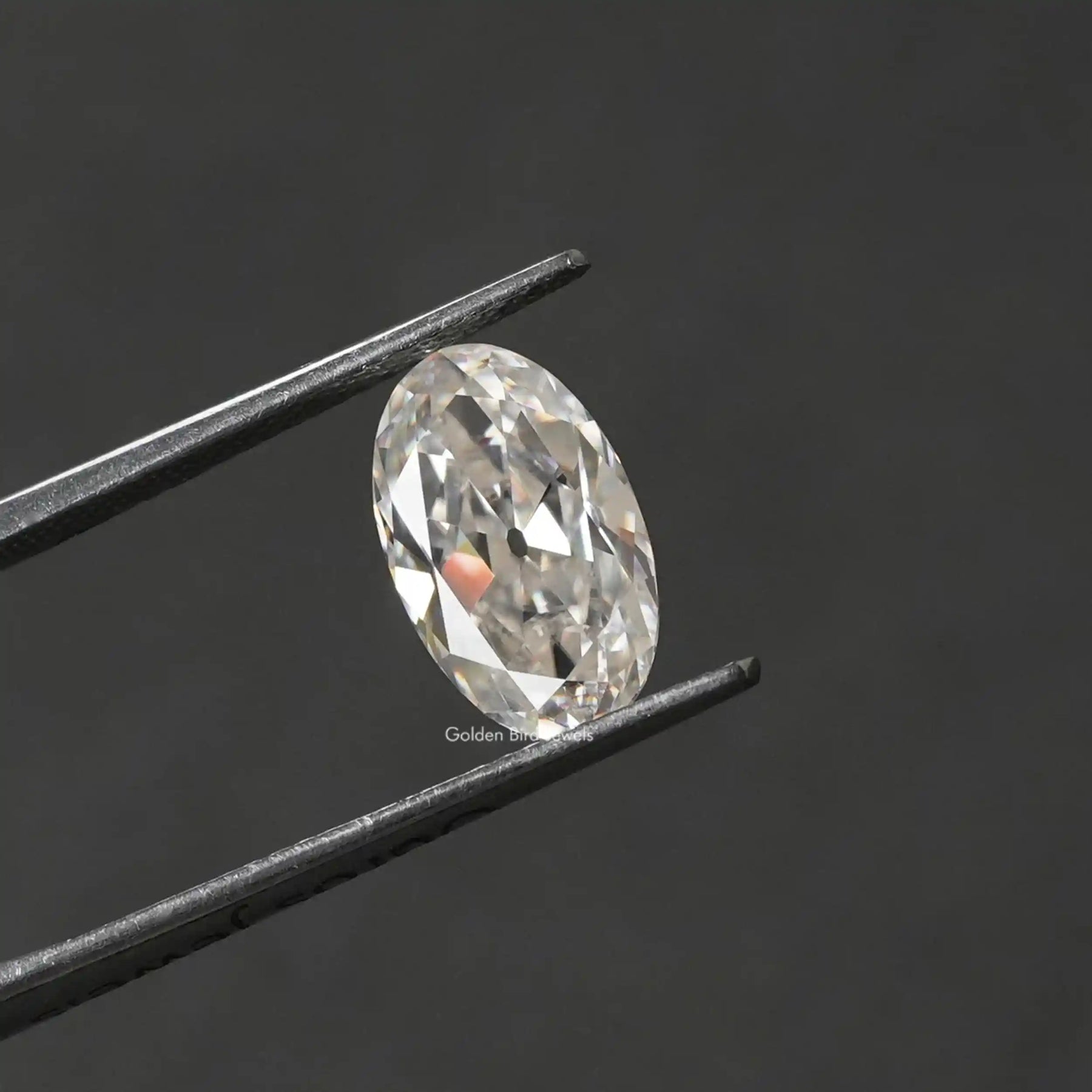 Old Mine Oval Cut Loose Moissanite Stone