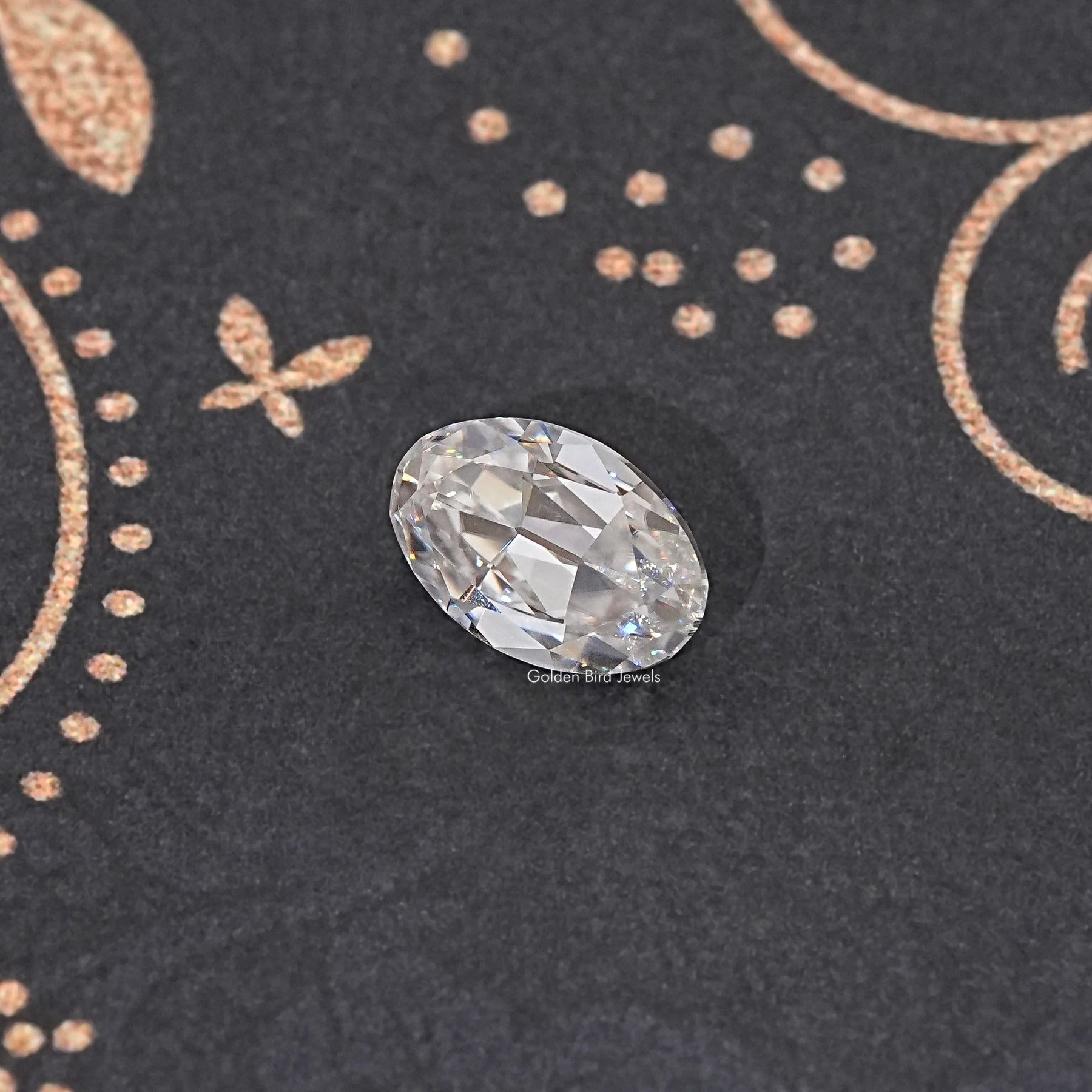 Old Mine Oval Cut Moissanite Loose Stone