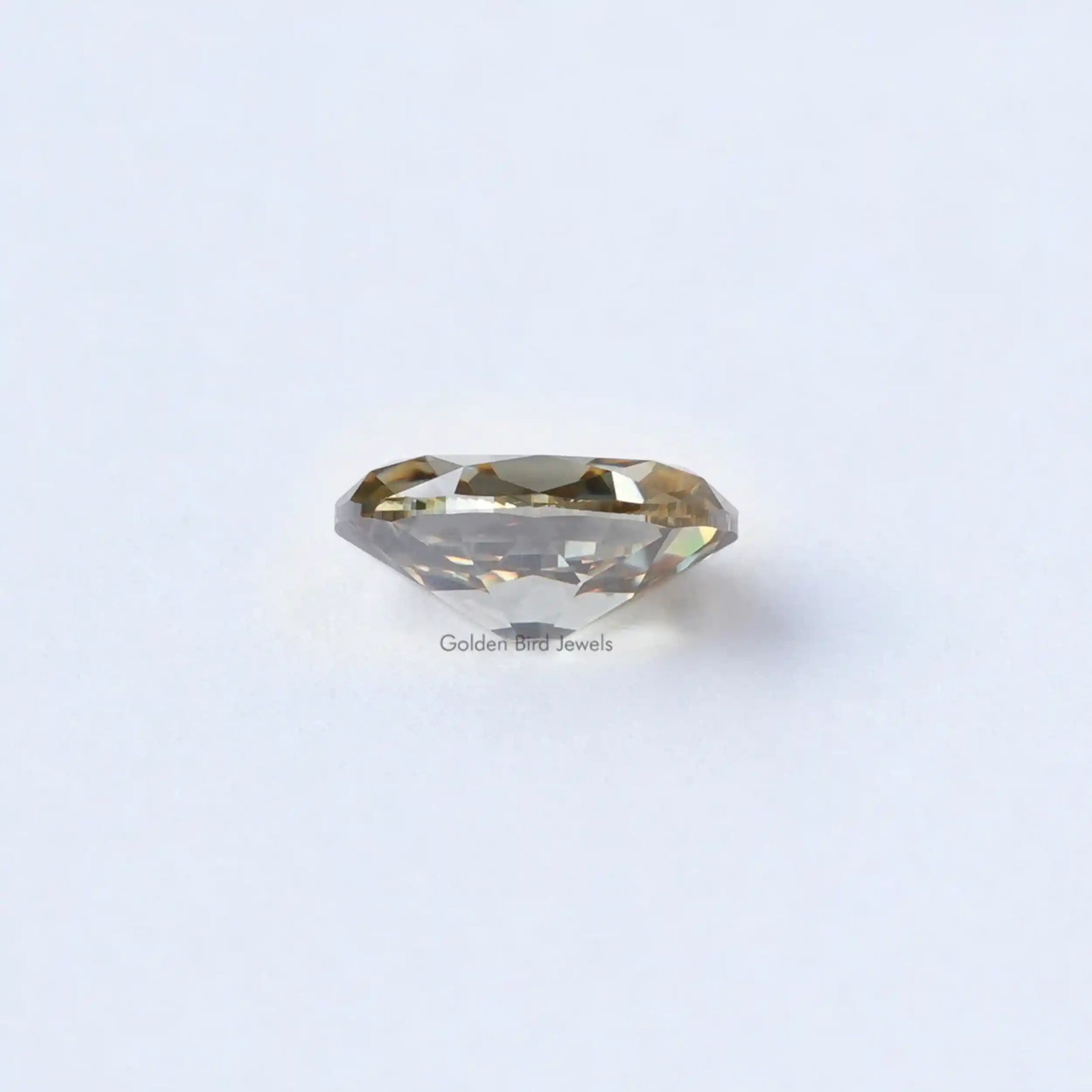 Side View Of Moissanite Old Mine Oval Loose