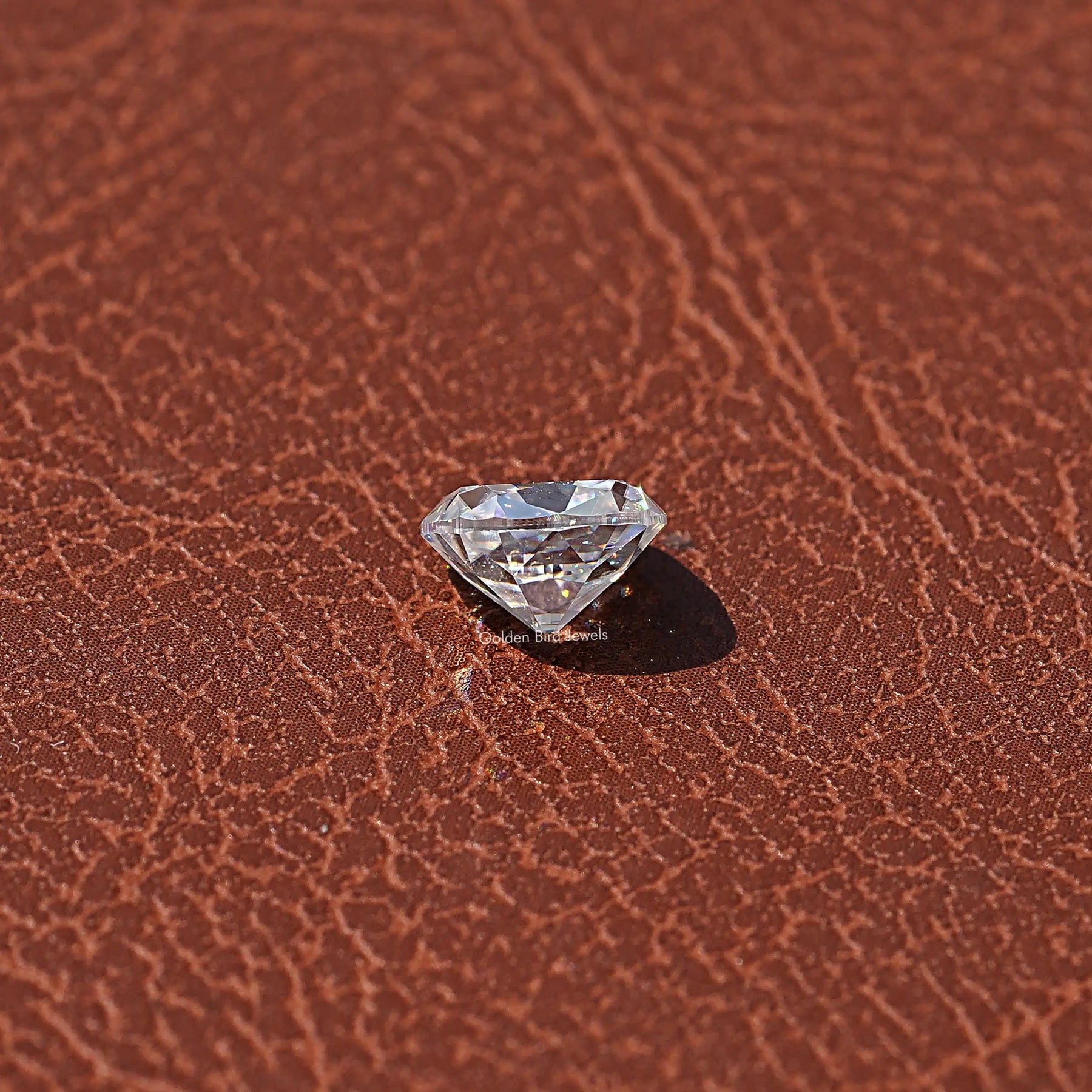 Cross View Of Colorless Cushion Cut Loose