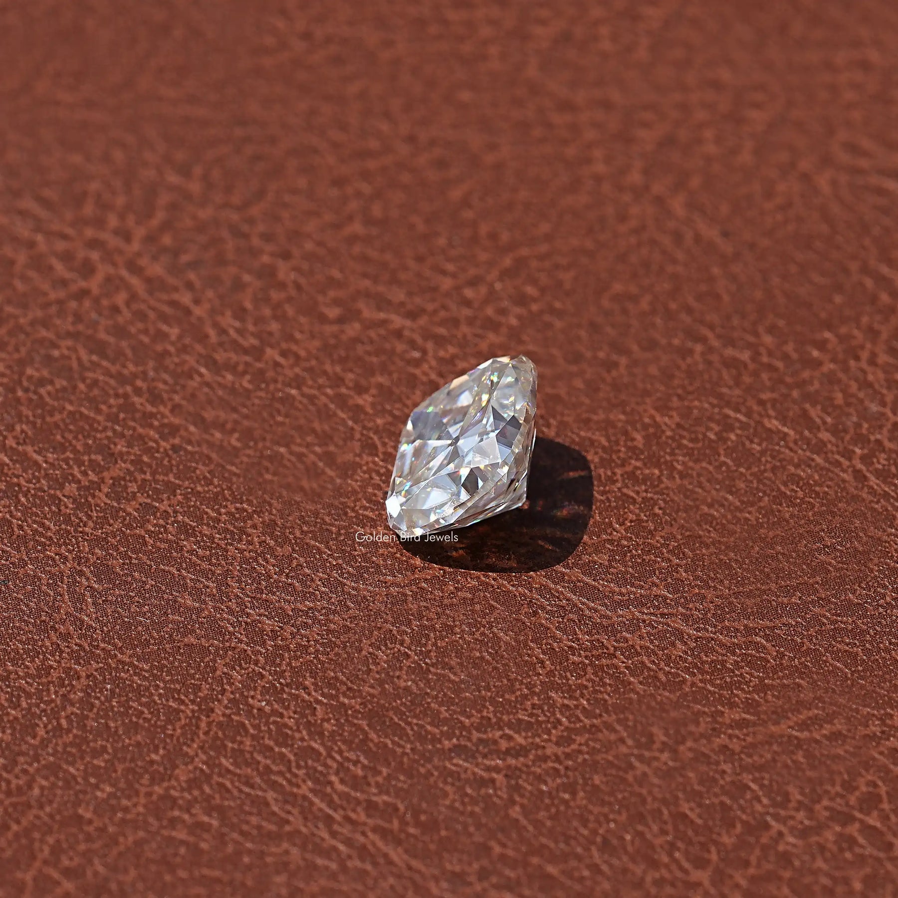 Side View Of Old Mine Cushion Cut Loose Stone
