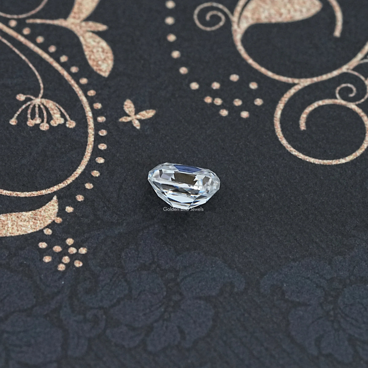 Top View of Cushion Moissanite Loose Stone