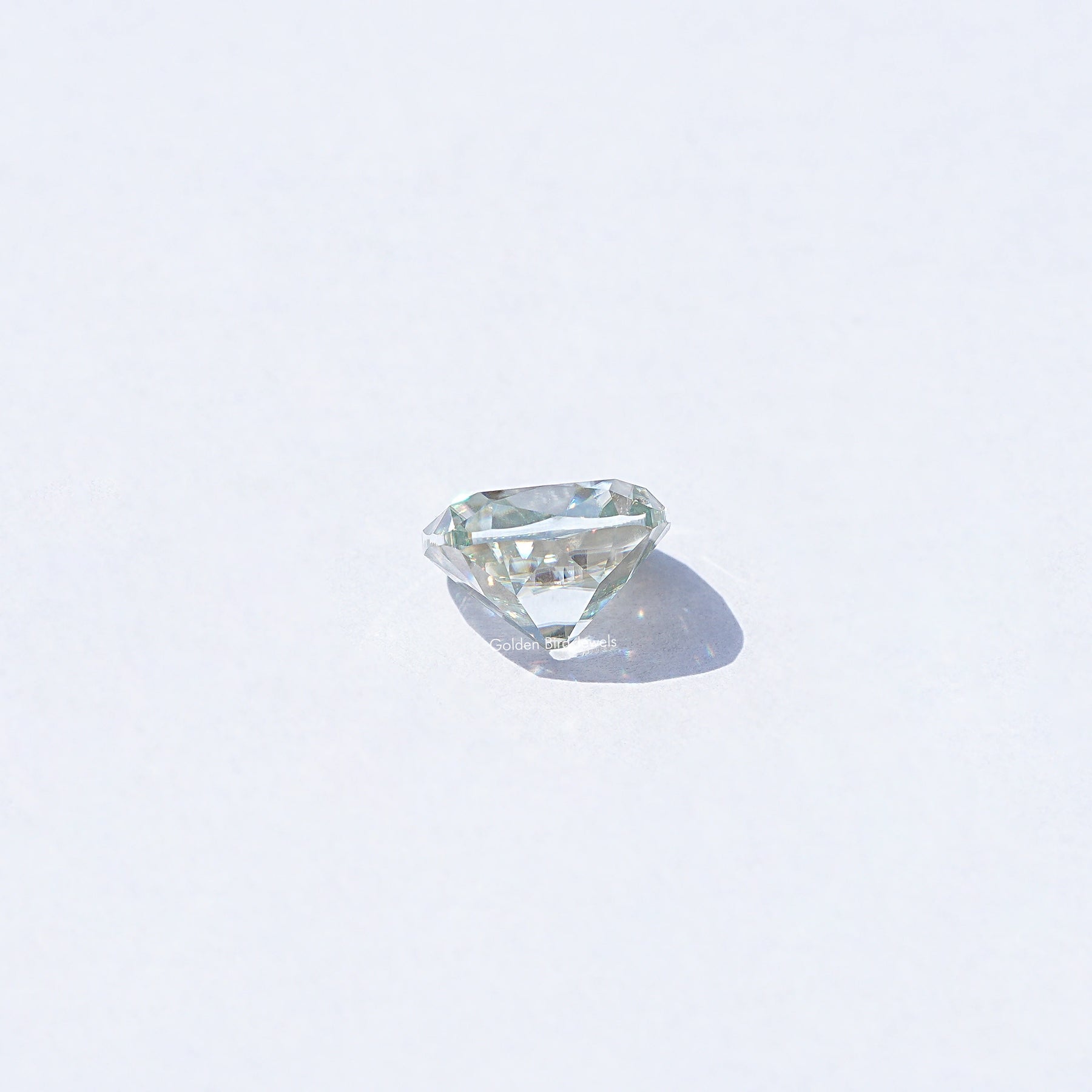 Cross View Of Old Mine Cushion Cut Loose Ston
