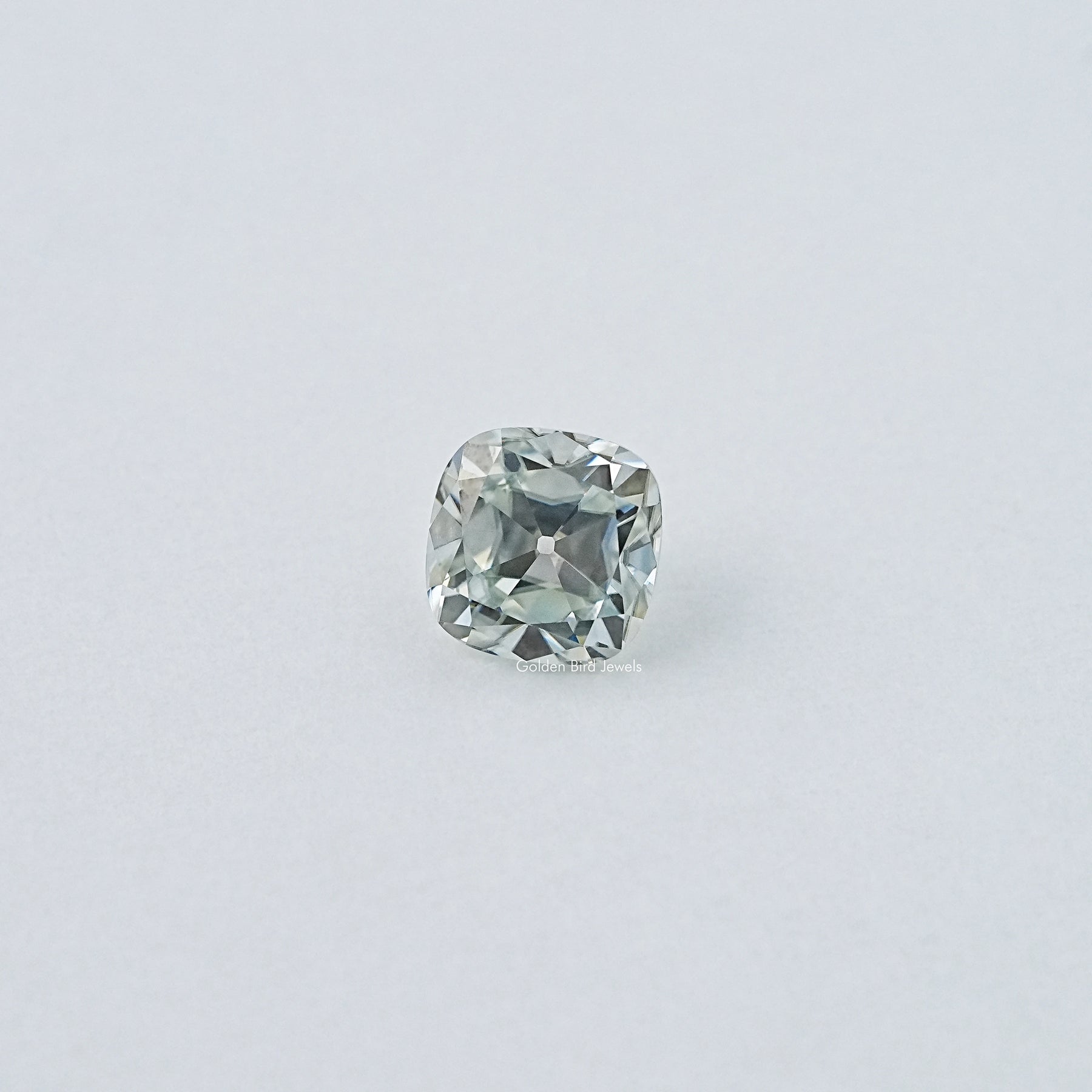 Light Blue Old Mine Cushion Cut Loose Stone