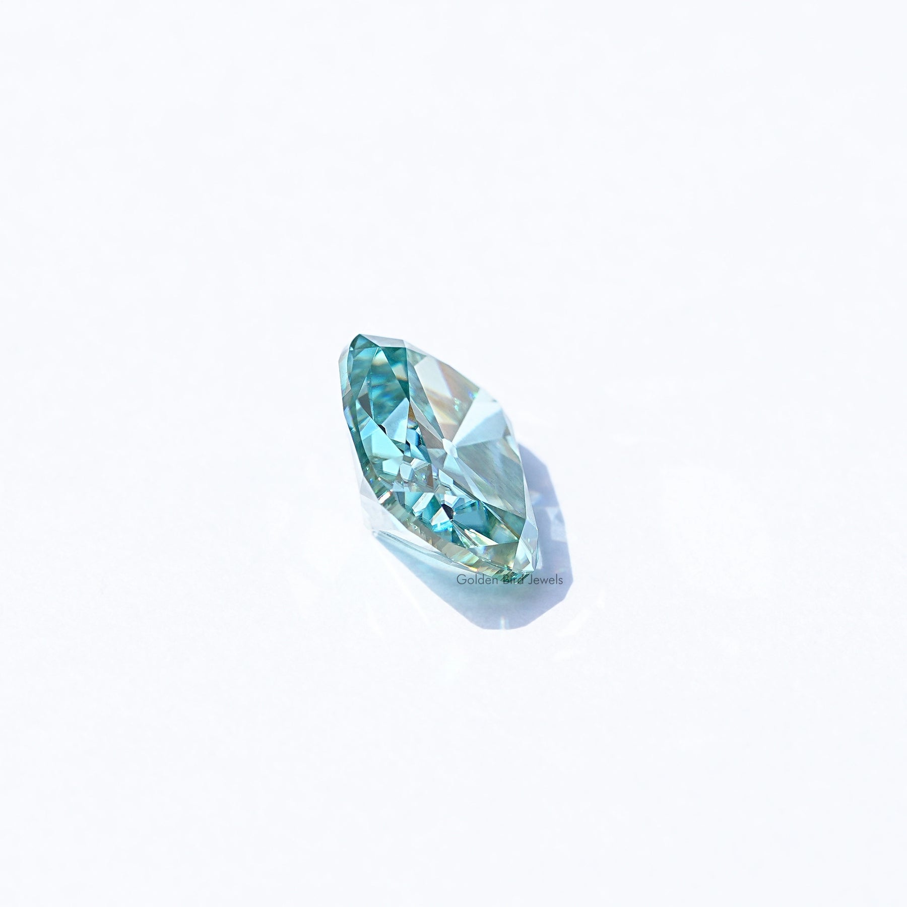 Side View Of Moissanite Old Mine Cushion Cut Loose
