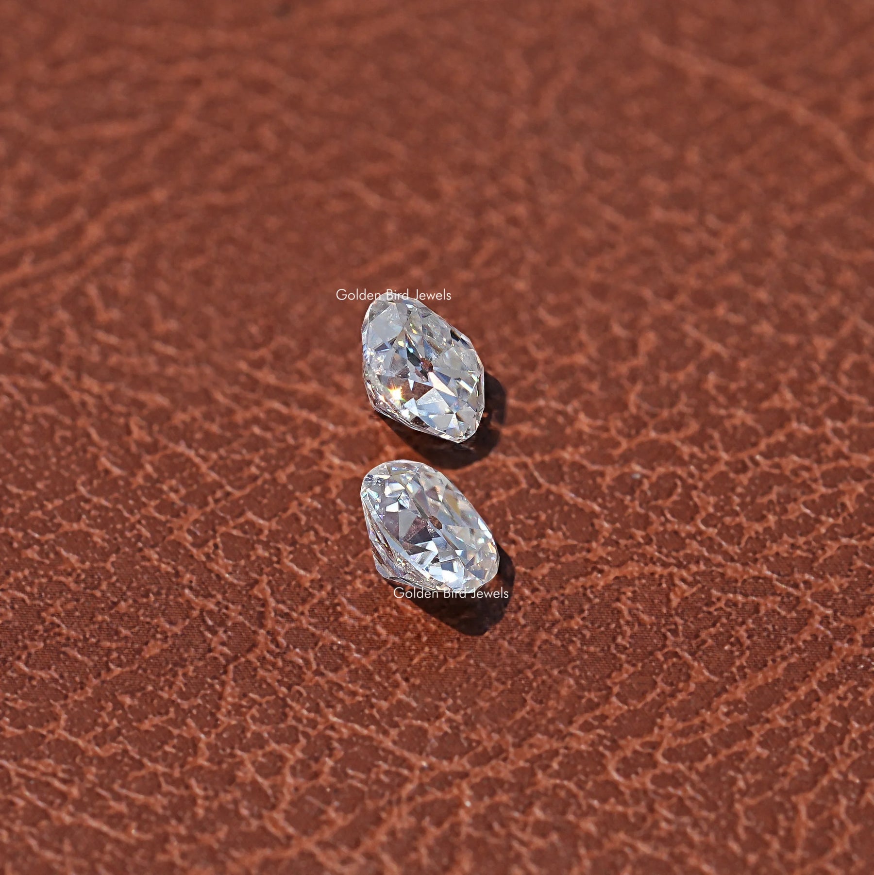 Colorless Old Mine Cushion Cut Loose Moissanite