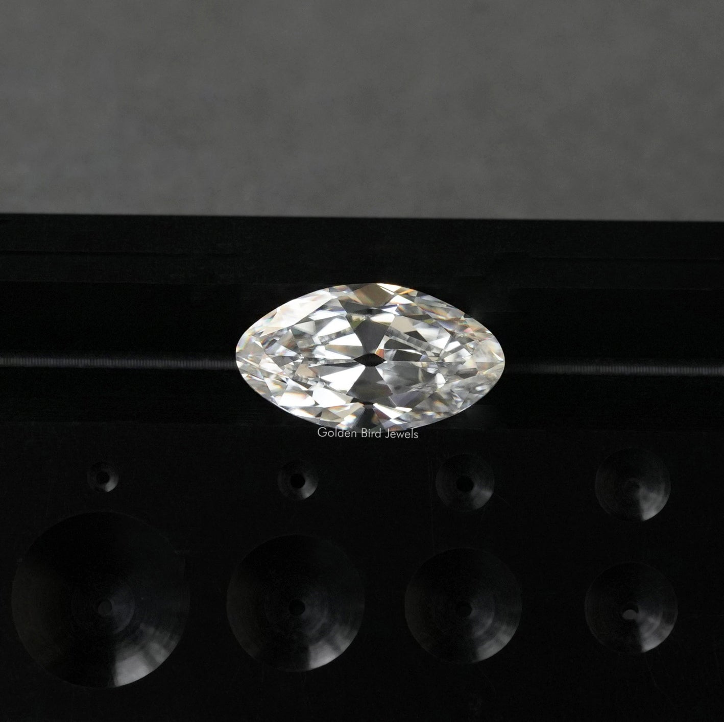 Close View Of Moissanite Old Mine Loose