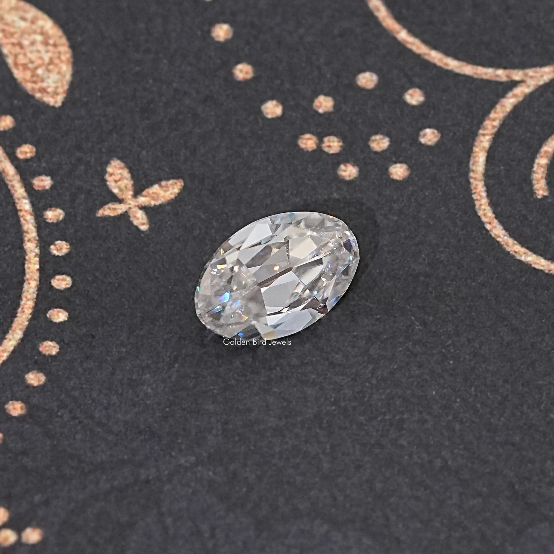 Old Mine Oval Cut Moissanite Loose Stone