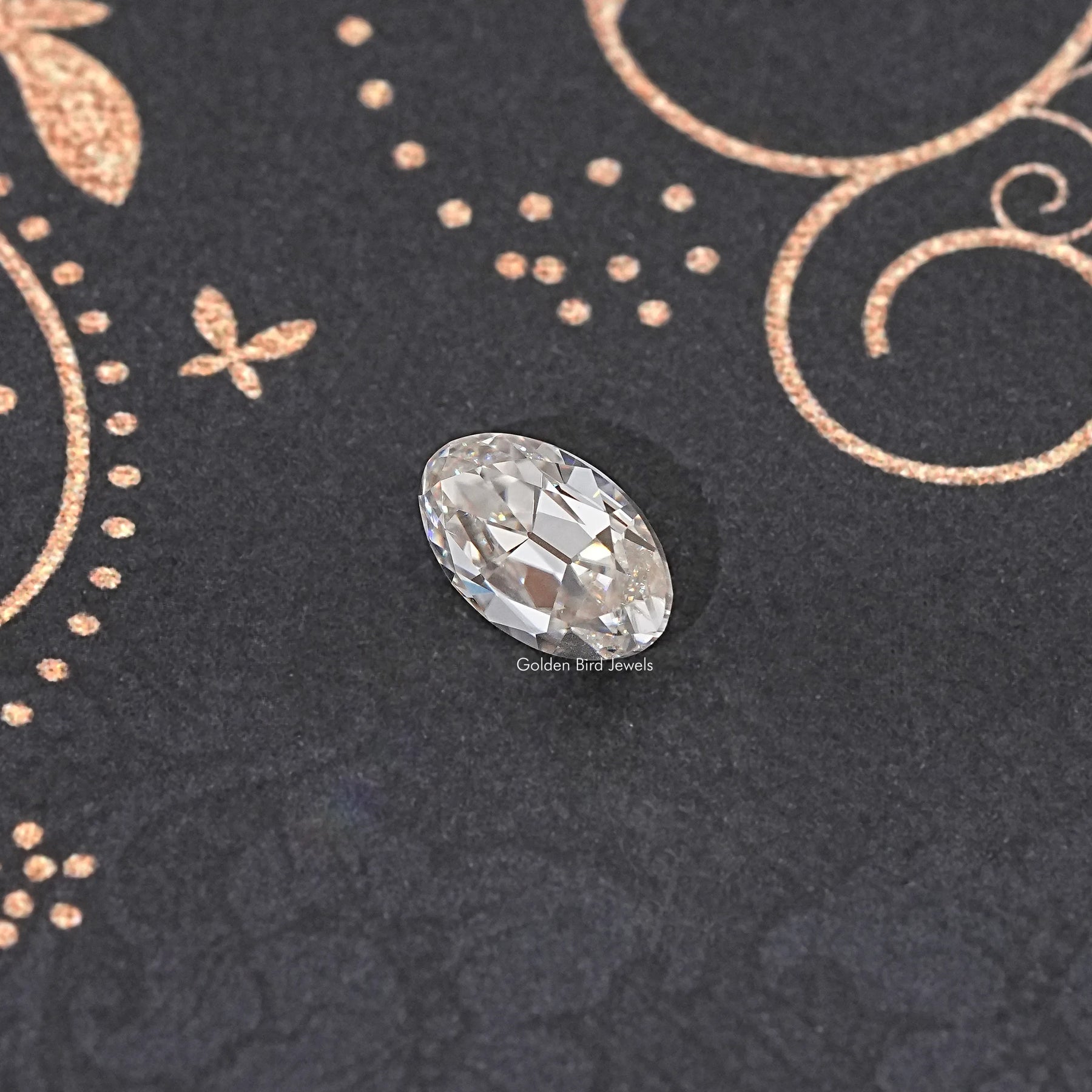 Old Mine Oval Moissanite Loose Stone