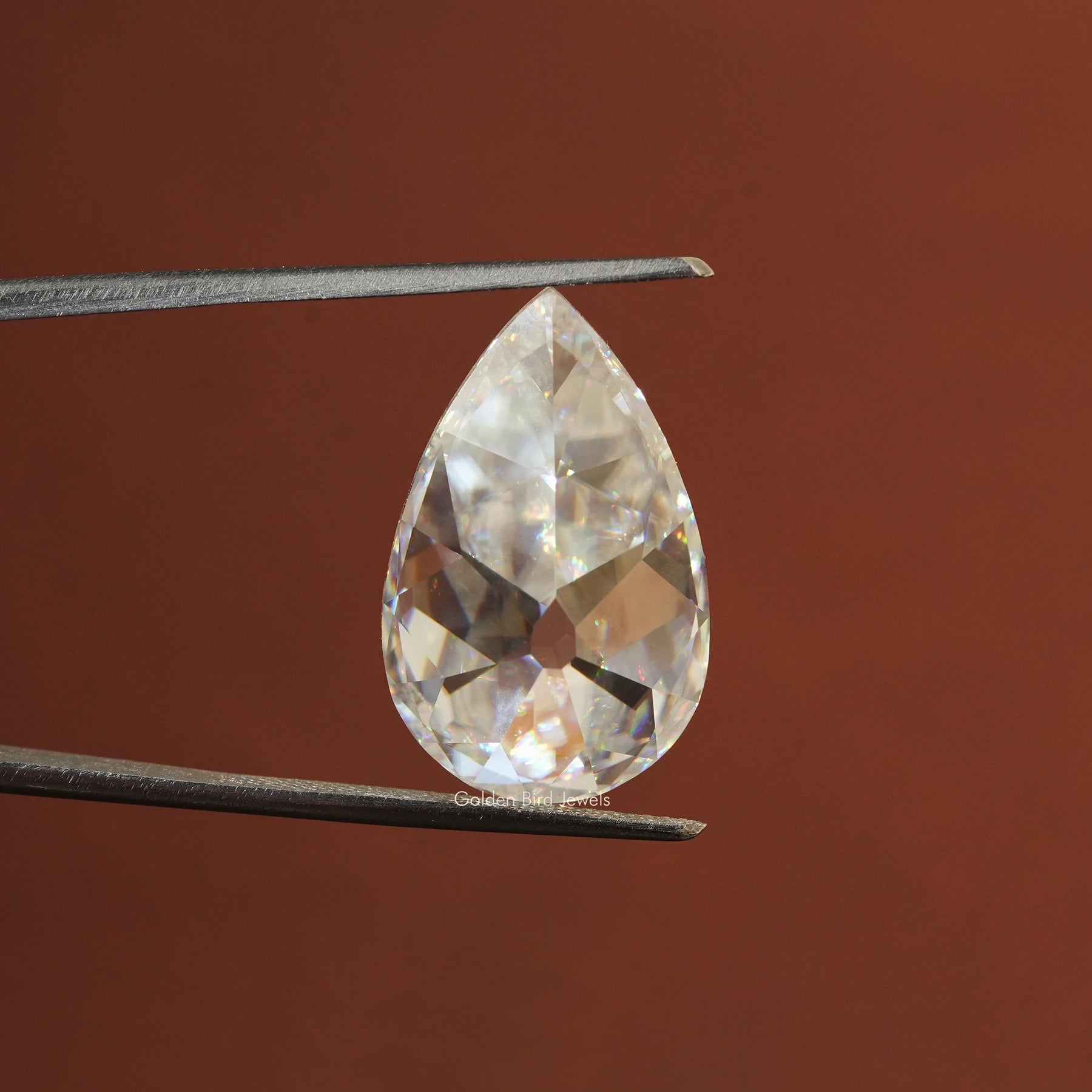 View Of Old Mine Pear Cut Loose Stone
