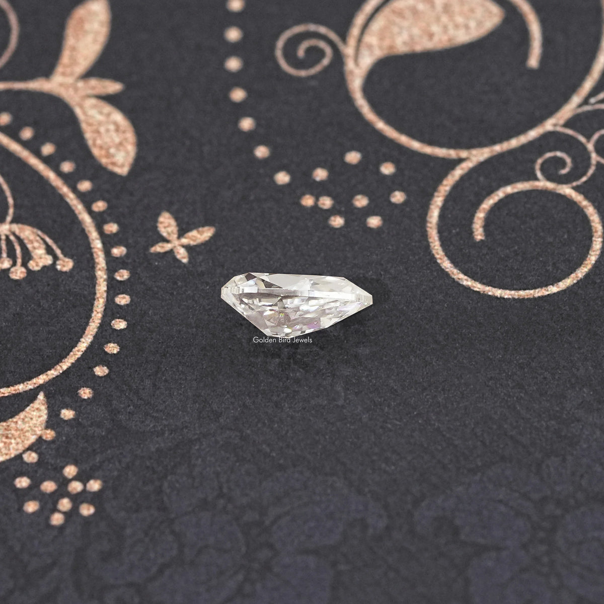 Old Mine Pear Cut Loose Moissanite Stone