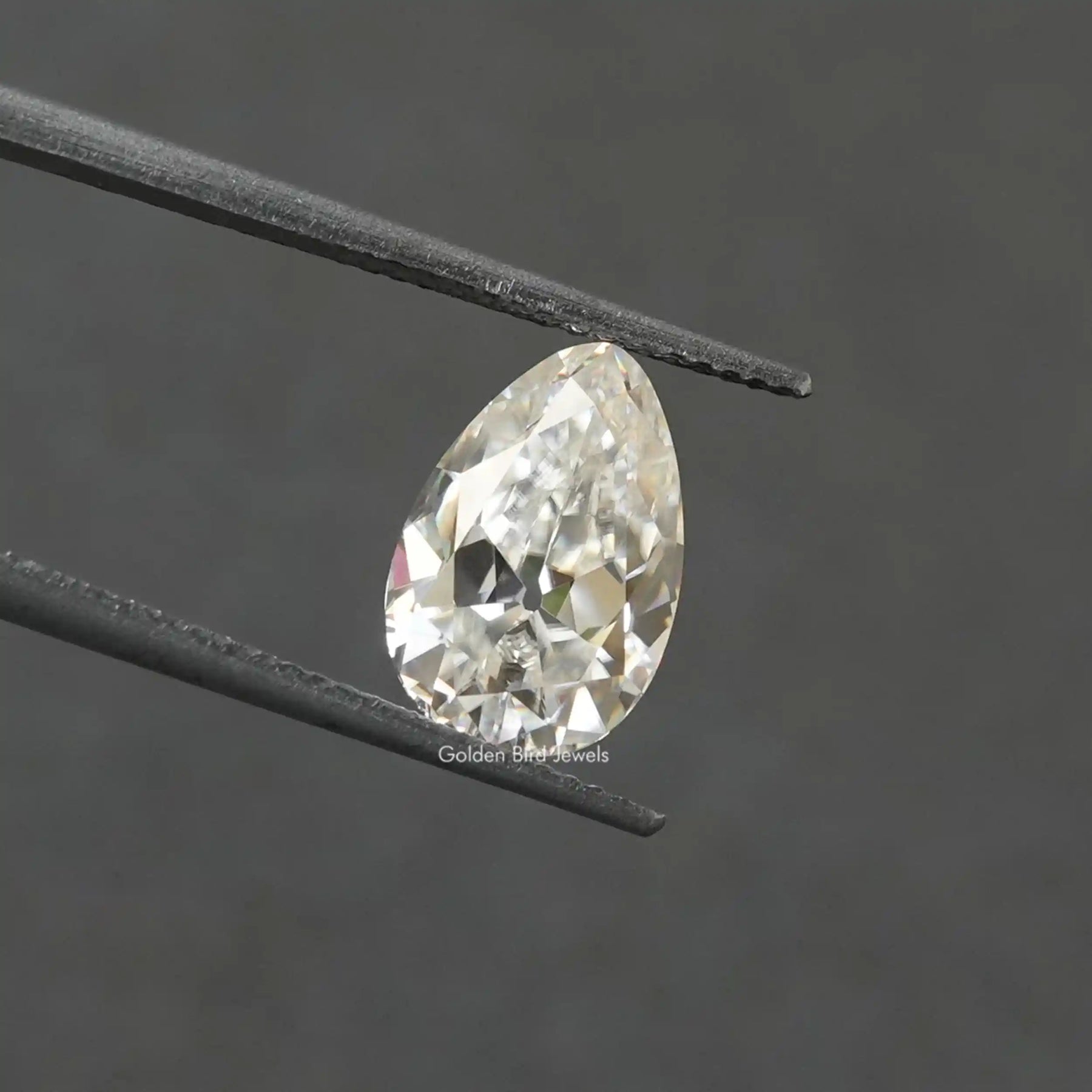 Moissanite Old Mine Pear Shaped Loose