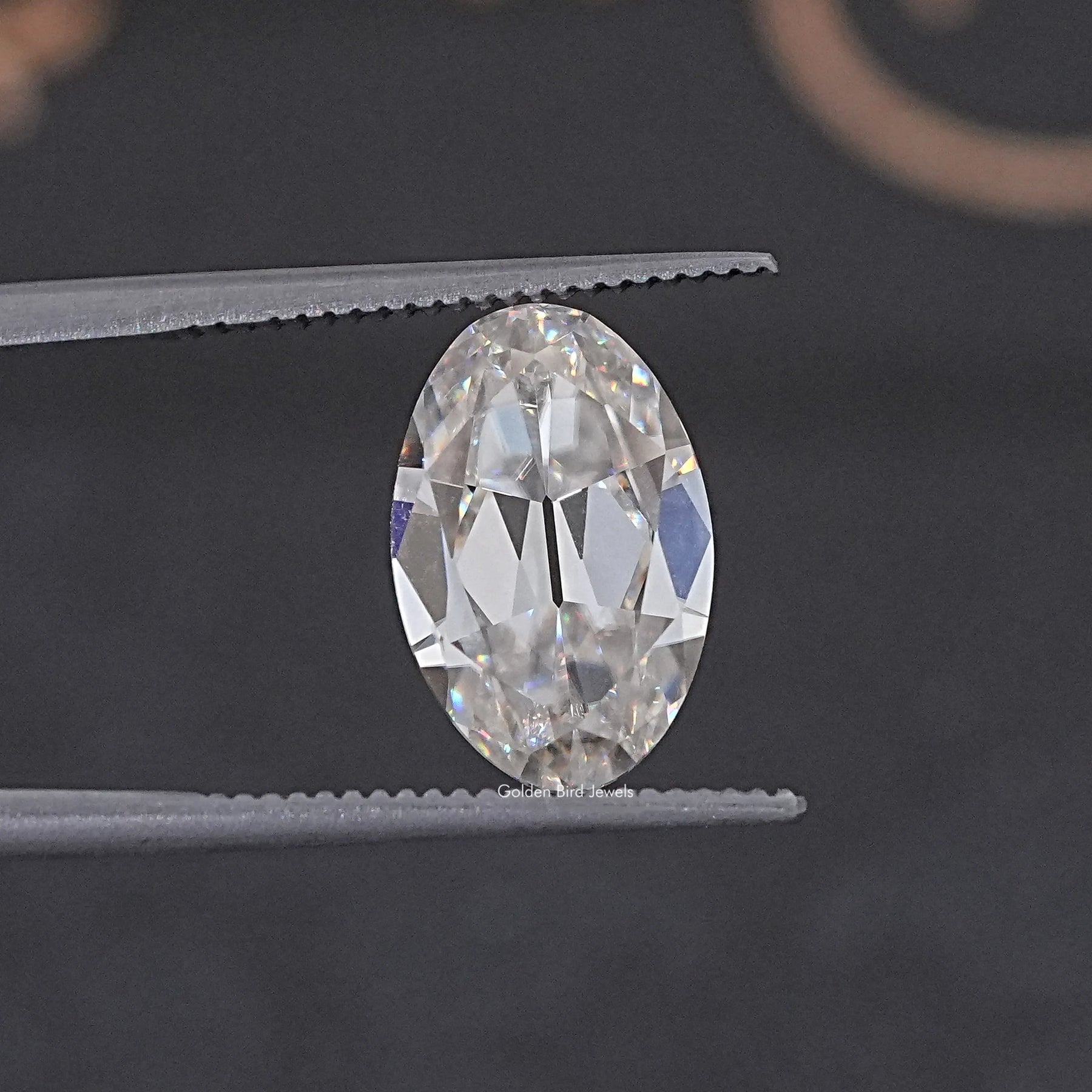 Old Mine Oval Cut Moissanite Loose Stone