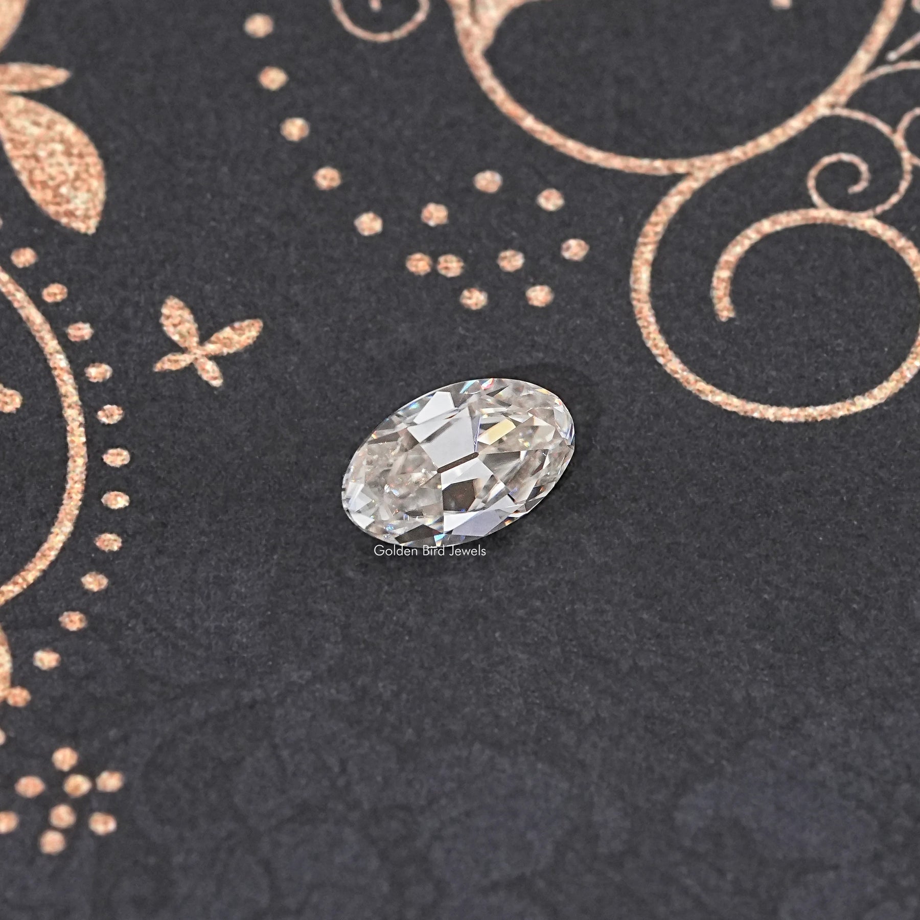 Old Mine Oval Moissanite Loose Stone