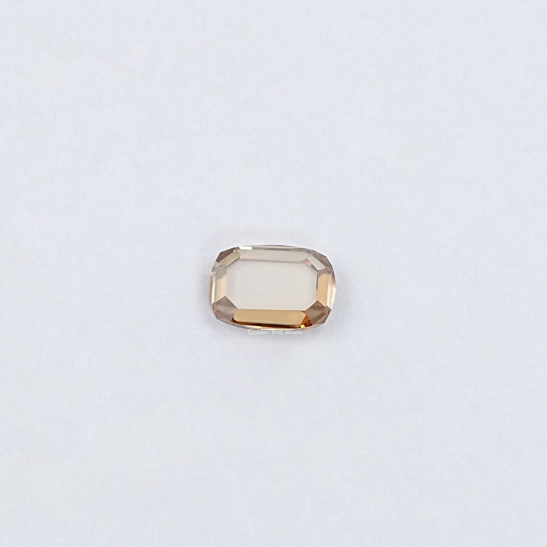 Close View Of Brown Cushion Cut Loose Stone